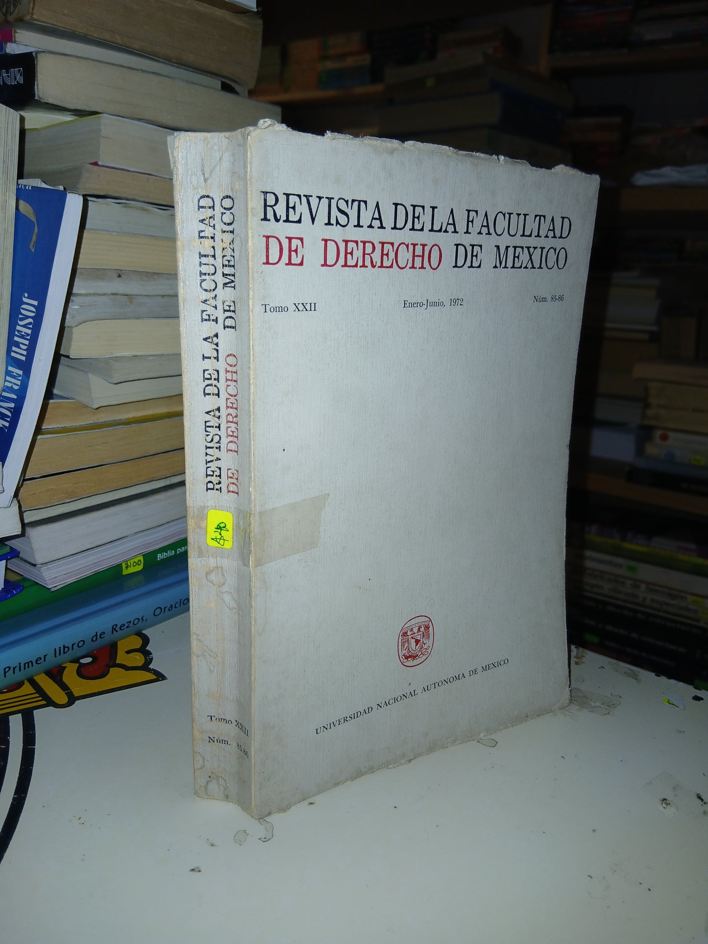 REVISTA DE LA FACULTAD DE DERECHO DE MÉXICO (VARIOS AUTORES) USADO DERECHO LITERARIO 207