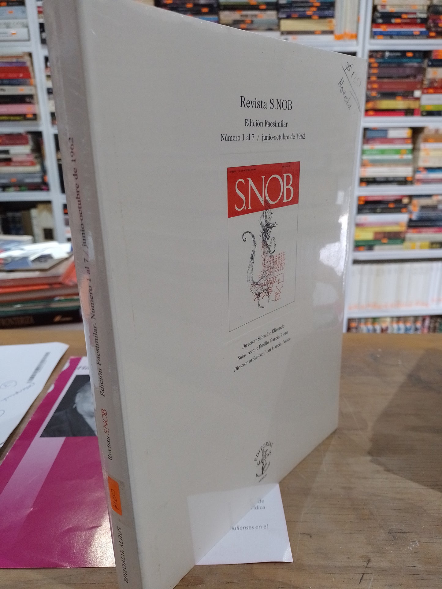 REVISTA S.NOB POR SALVADOR ELIZONDO USADO NOVELA JUAREZ 515