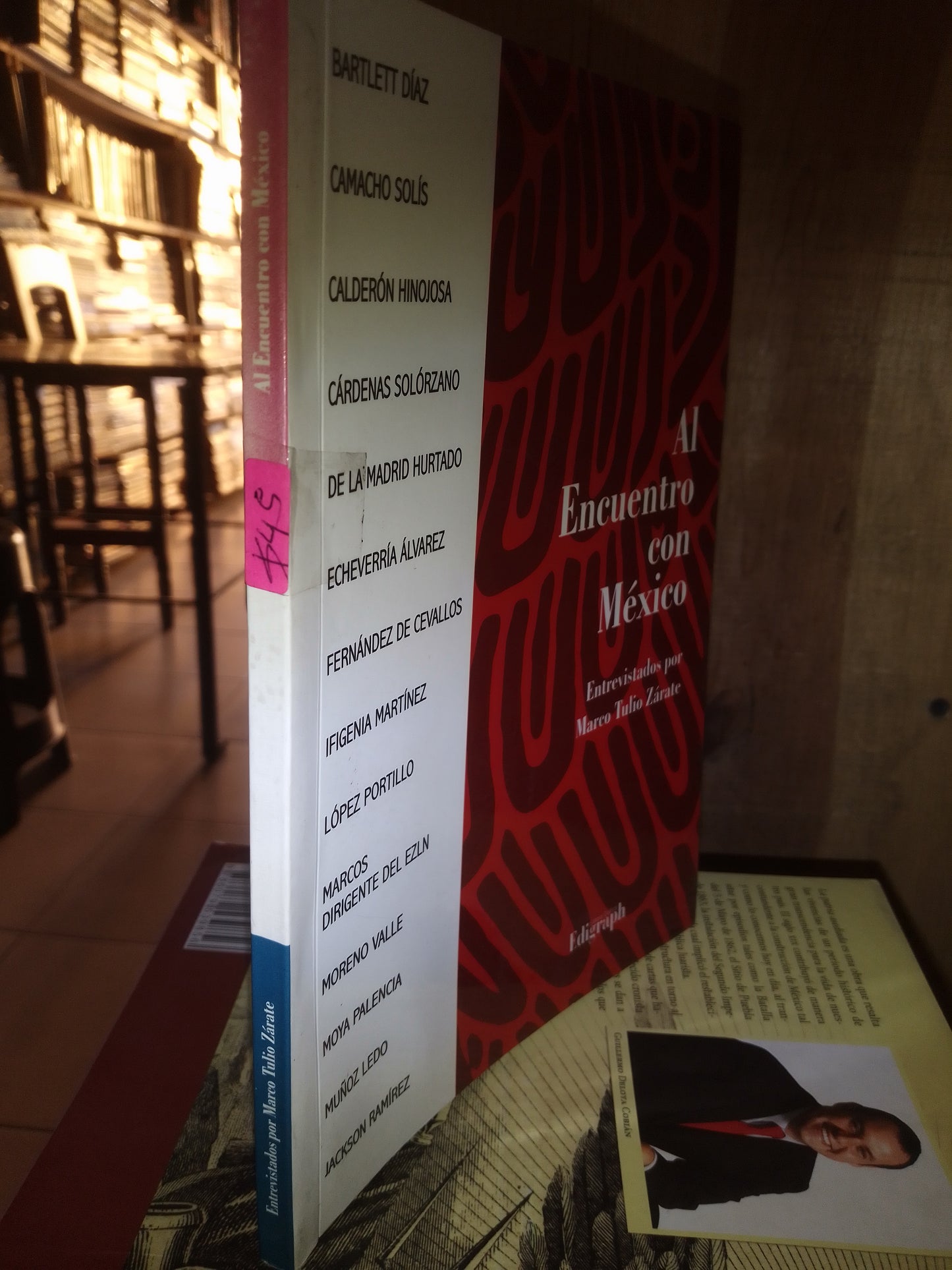 AI ENCUENTRO CON MÉXICO POR AUTORES VARIOS USADO POLITICA LITERARIO 207