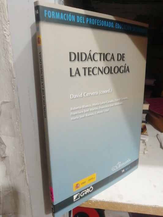 DIDACTICA DE LA TECNOLOGIA POR DAVID CERVERA USADO COMPUTACION JUAREZ