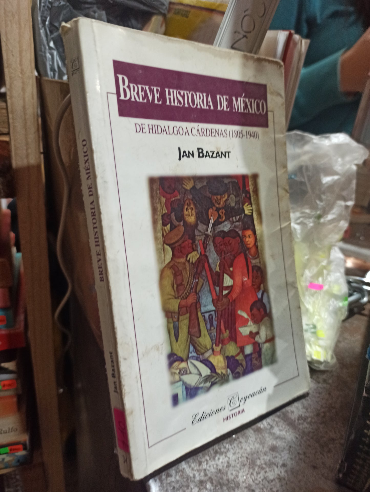 BREVE HISTORIA DE MEXICO POR JAN BAZANT USADO DERECHO ALDAMA