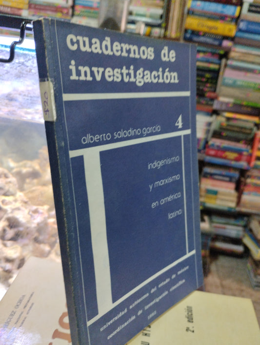 CUADERNOS DE INVESTIGACIONES POR ALBERTO SALADINO GARCIA 4 USADO EDUCACION ALDAMA