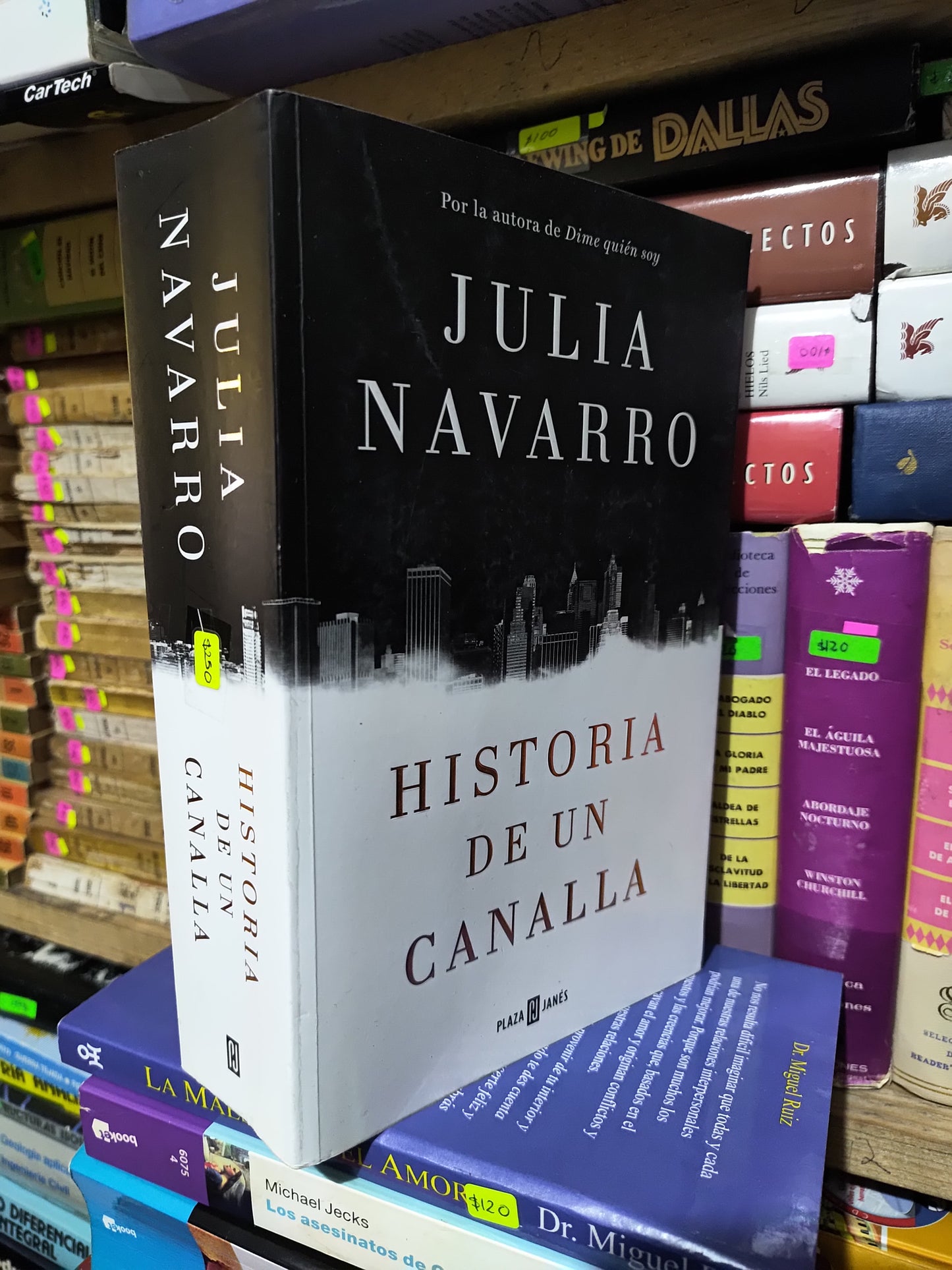 HISTORIA DE UN CANALLA POR JULIA NAVARRO USADO NOVELAS JUAREZ 507