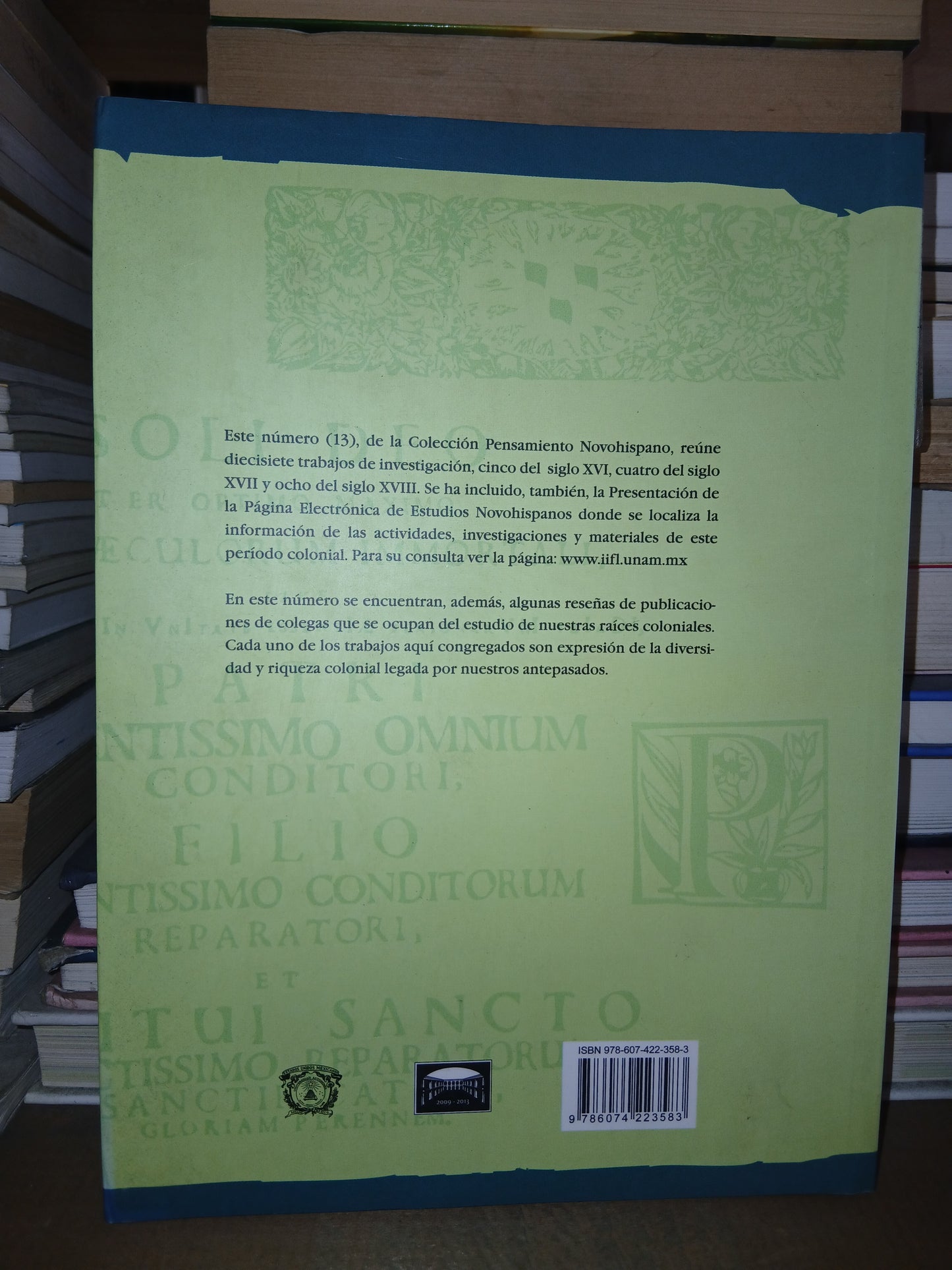 PENSAMIENTO NOVOHISPANO NÚMERO 13 POR NOÉ HÉCTOR ESQUIVEL ESTRADA (COMPILADOR) USADO NOVELA LITERARIO 207