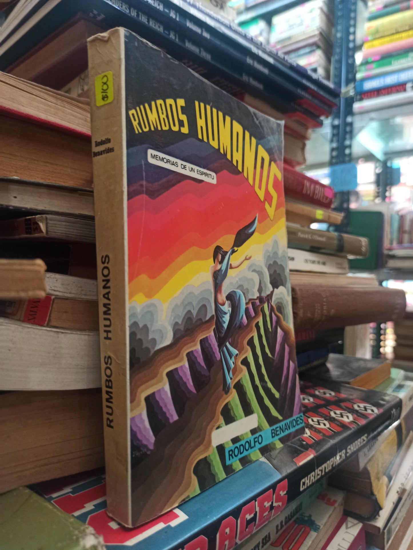 RUMBOS HUMANOS POR RODOLFO BENAVIDES USADO NOVELAS ALDAMA