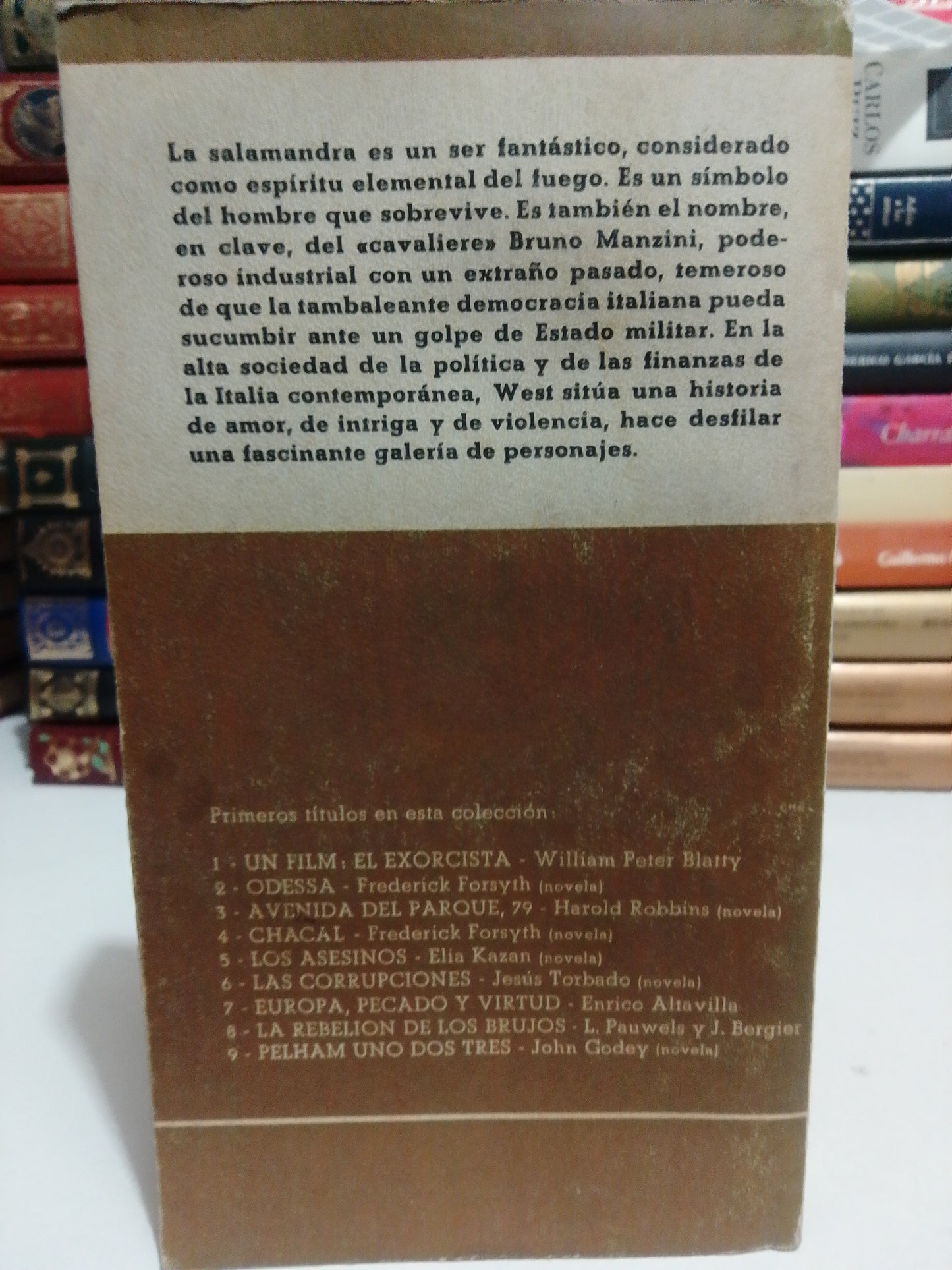 LA SALAMANDRA POR MORRIS WEST USADO NOVELA JUAREZ