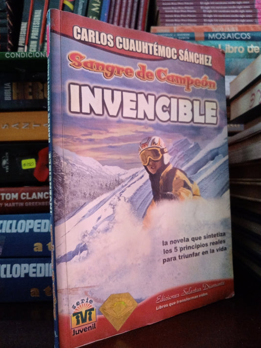 SANGRE DE CAMPEON INVENCIBLE CARLOS CUAUHTÉMOC SÁNCHEZ, S.PERSONAL USADO LITERARIO #305