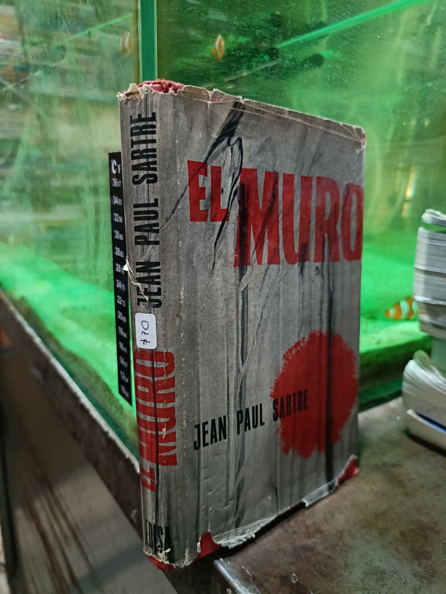 EL MURO POR JEAN PAUL SARTRE USADO NOVELA ALDAMA