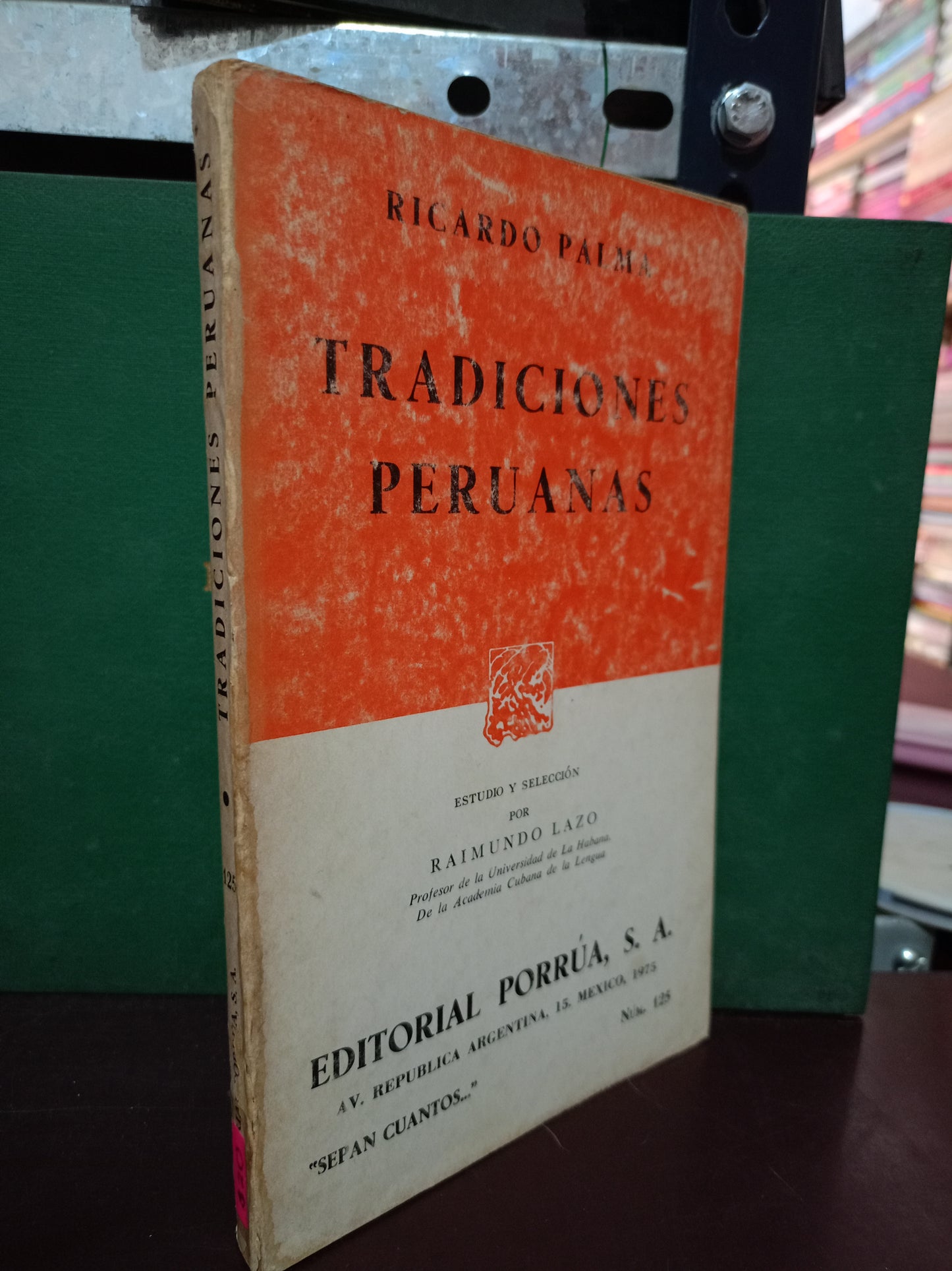 TRADICIONES PERUANAS POR RICARDO PALMA USADO NOVELA LITERARIO 305