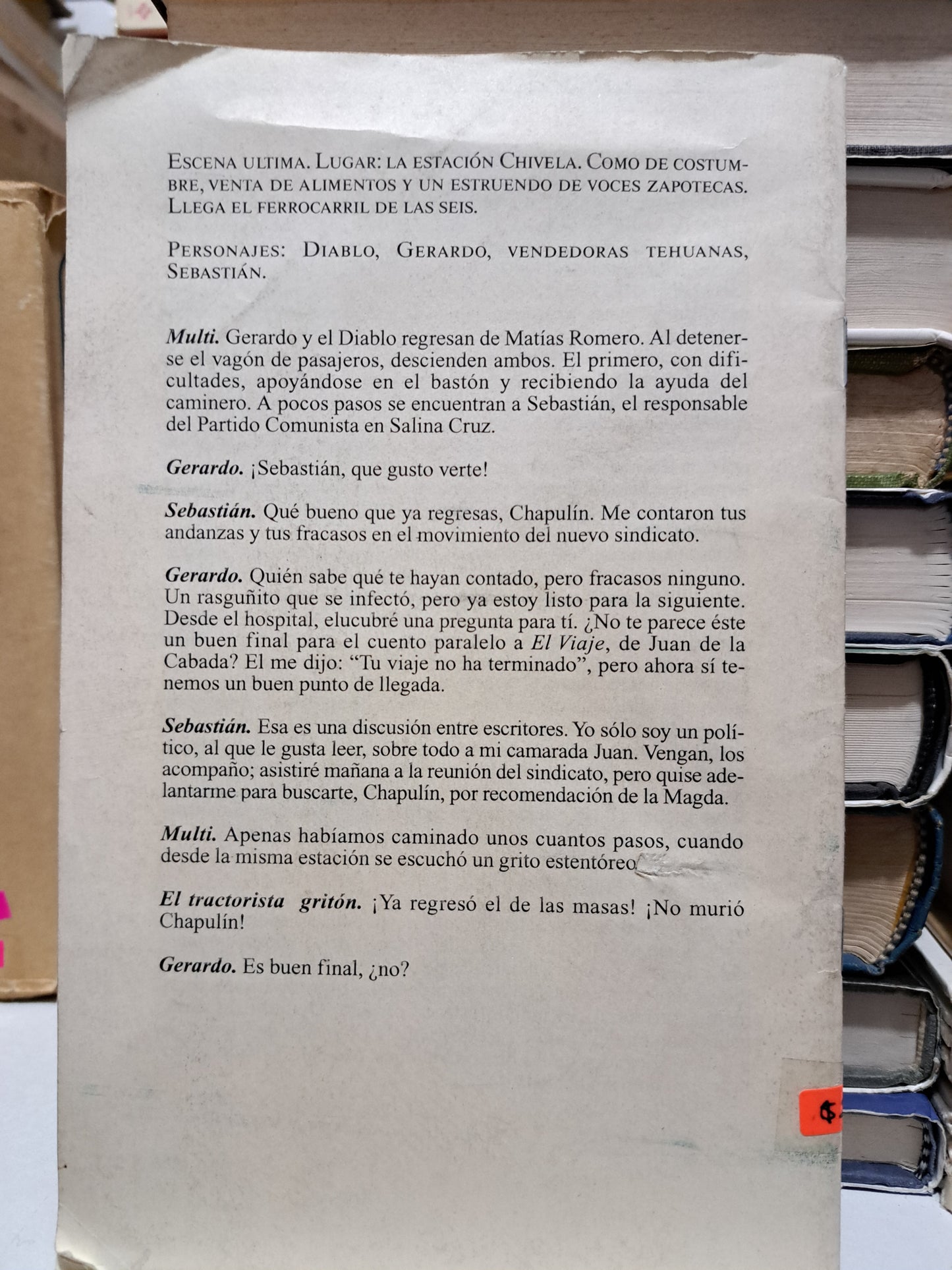 ENTREACTO USADO NOVELA JUÁREZ