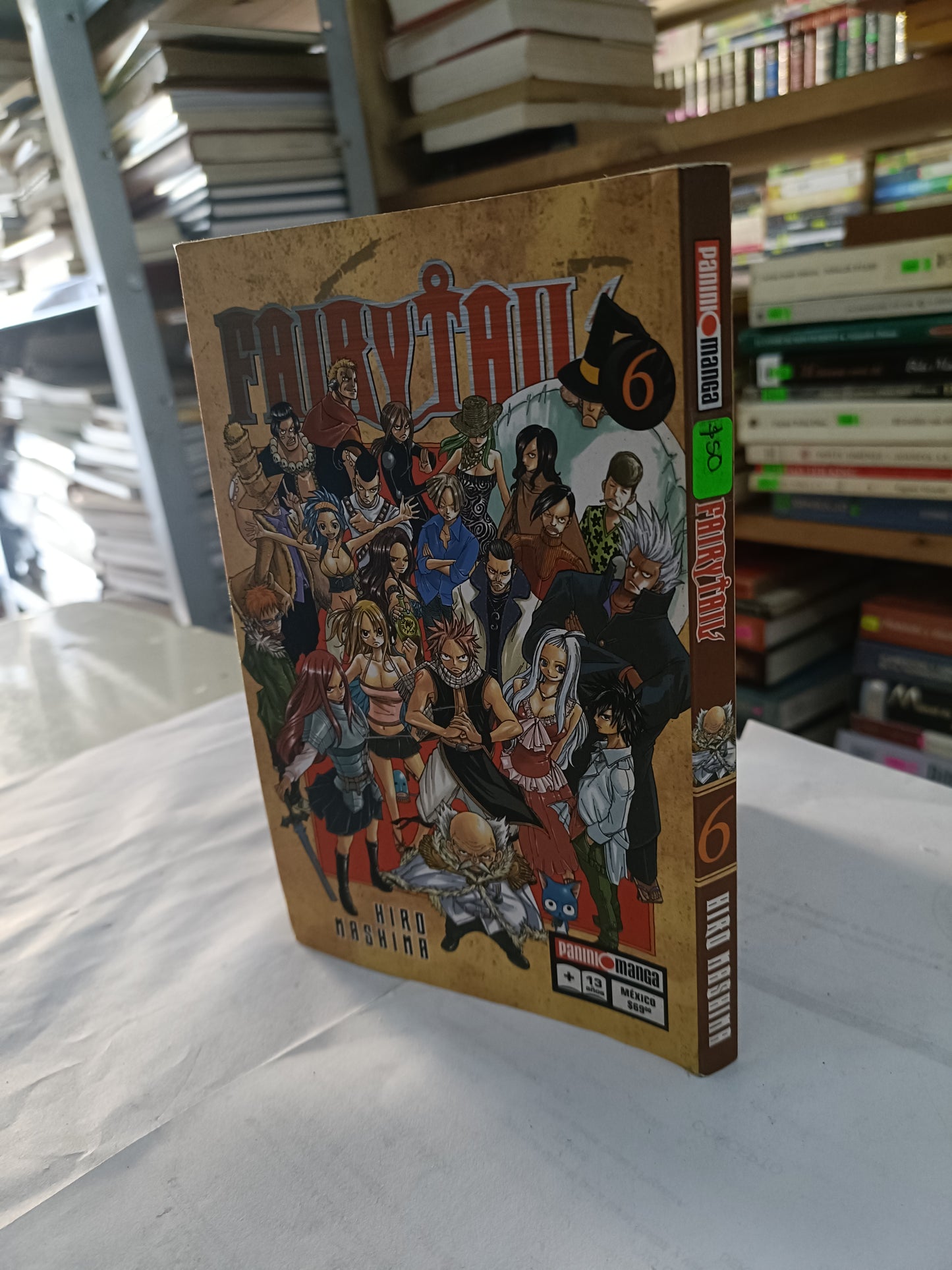 FAIRYTAIL 6 POR HIRO MASHIMA MANGA USADO NOVELA LITERARIO 207