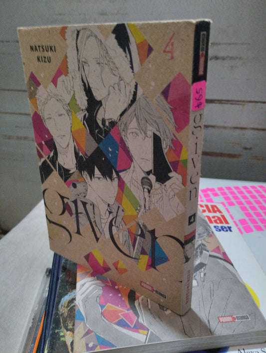 GIVEN 4 POR NATSUKI KIZU USADO NOVELAS ALDAMA
