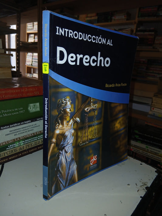 INTRODUCCIÓN AL DERECHO POR RICARDO ARIAS PURÓN USADO DERECHO LITERARIO 207