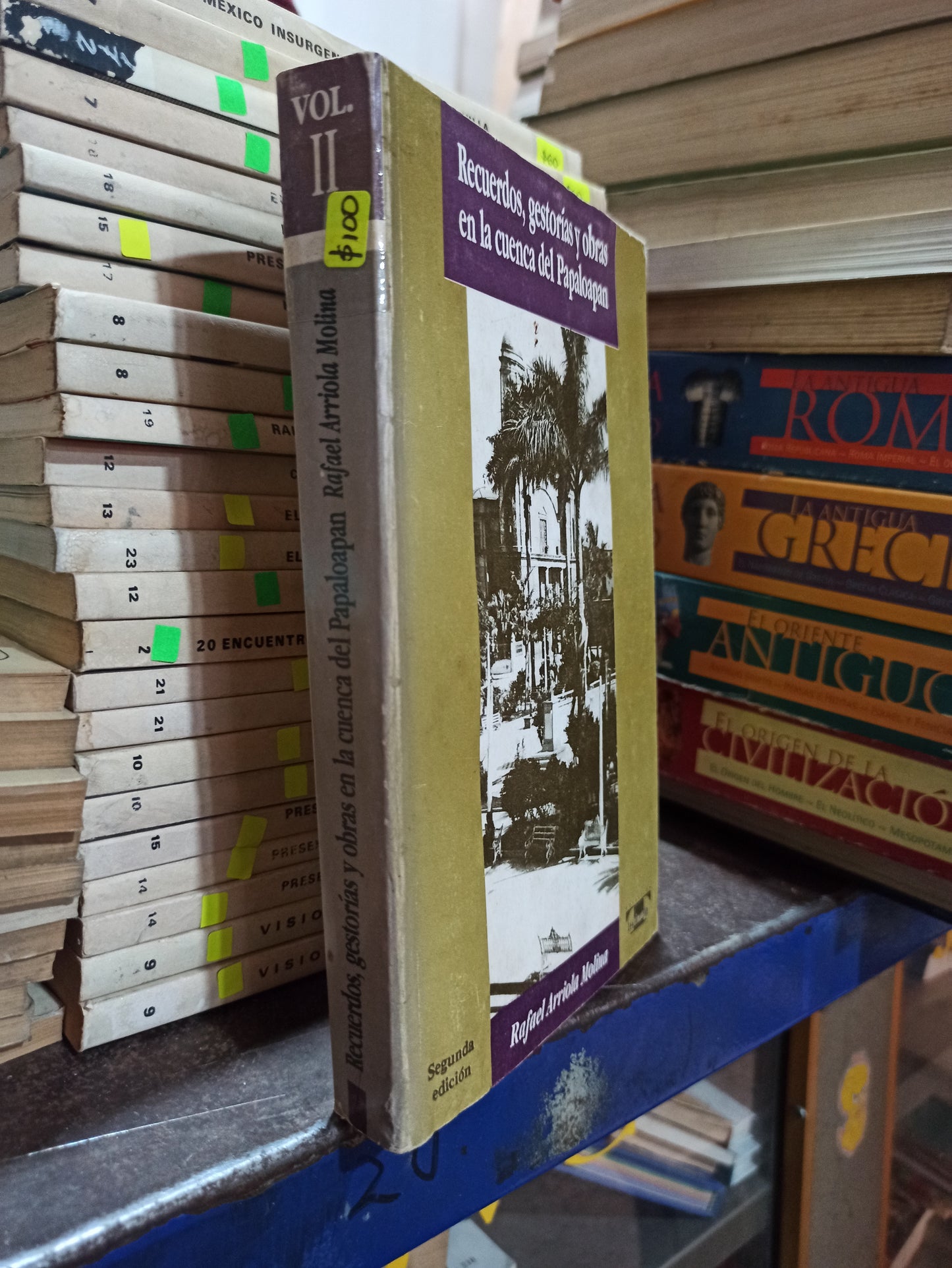 RECUERDOS GESTORIAS Y OBRAS EN LA CUENCA DE PAPALOPAN POR RAFAEL ARRIOLA MOLINA USADO HISTORIA ALDAMA
