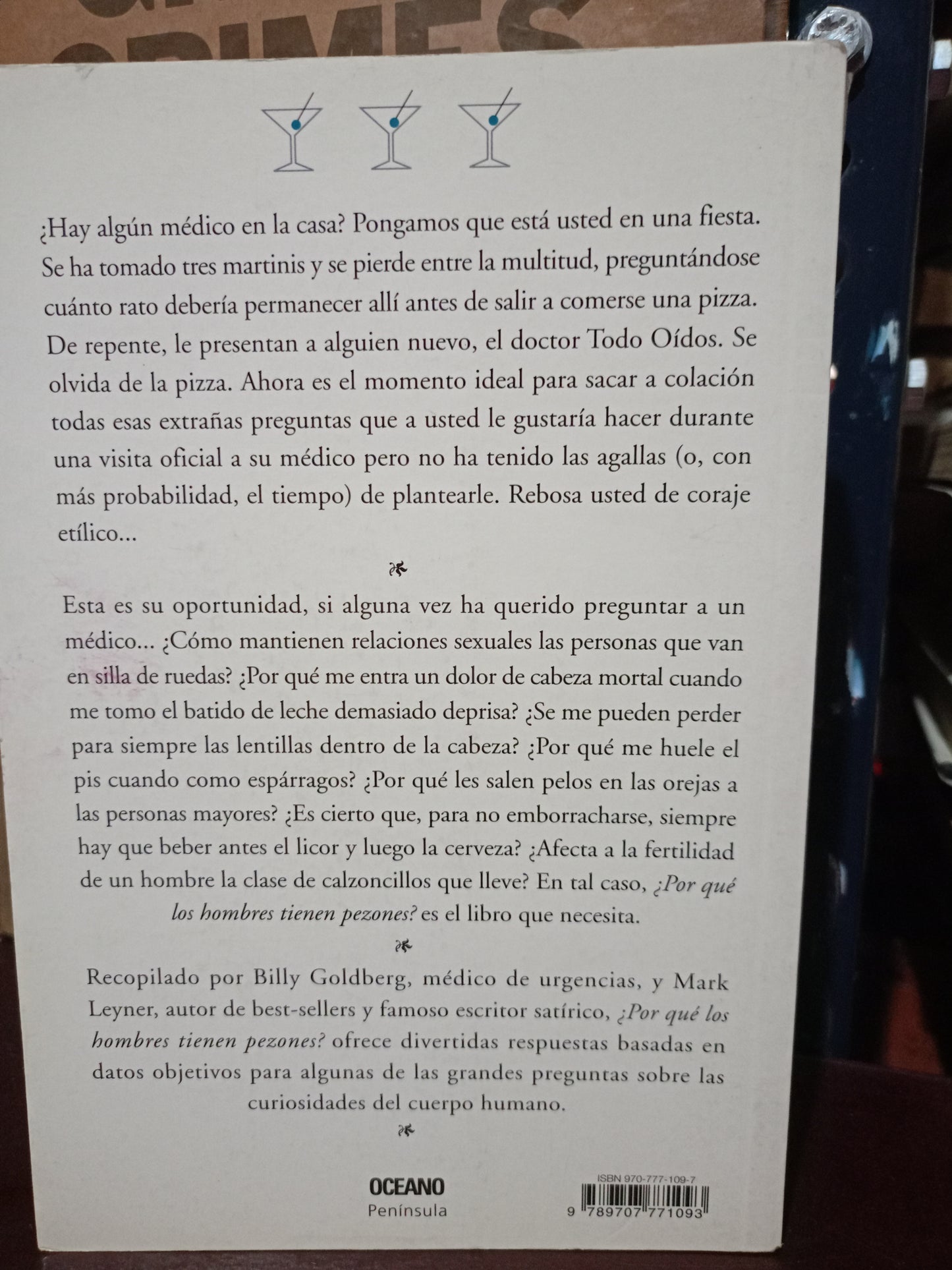 POR QUÉ LOS HOMBRES TIENEN PEZONES MARK LEYNER Y BILLY GOLDBERG USADO NOVELA LITERARIO 305