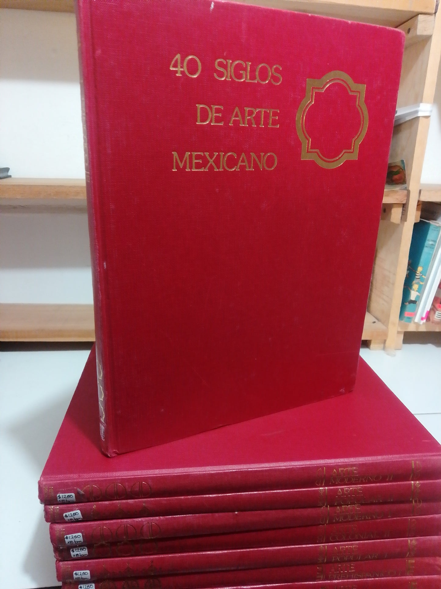 40 SIGLOS DE ARTE MEXICANO 8 TOMOS USADO ARTE JUÁREZ