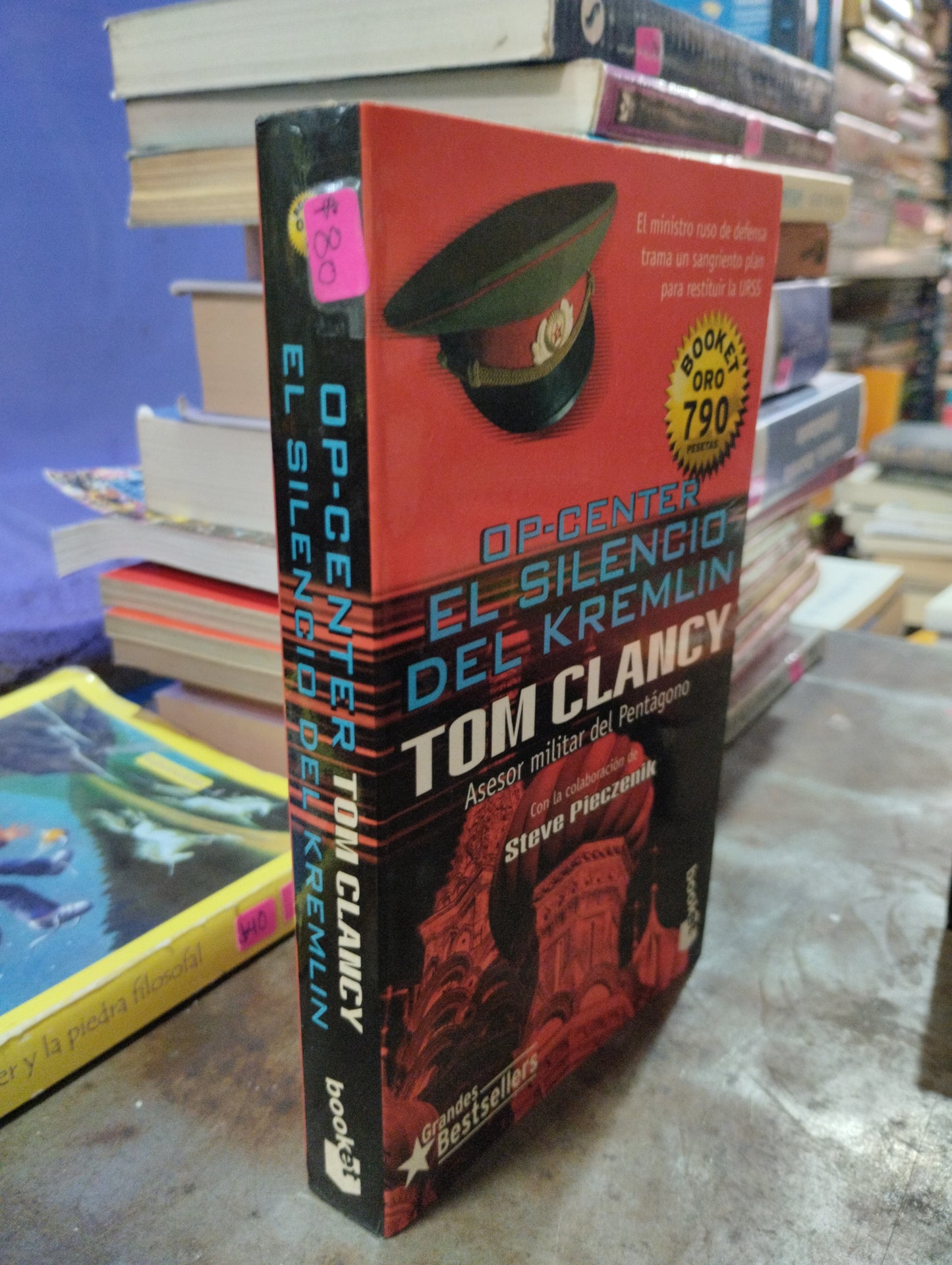 OP CENTER EL SILENCIO DEL KREMLIN POR TOM CLANCY USADO NOVELA ALDAMA