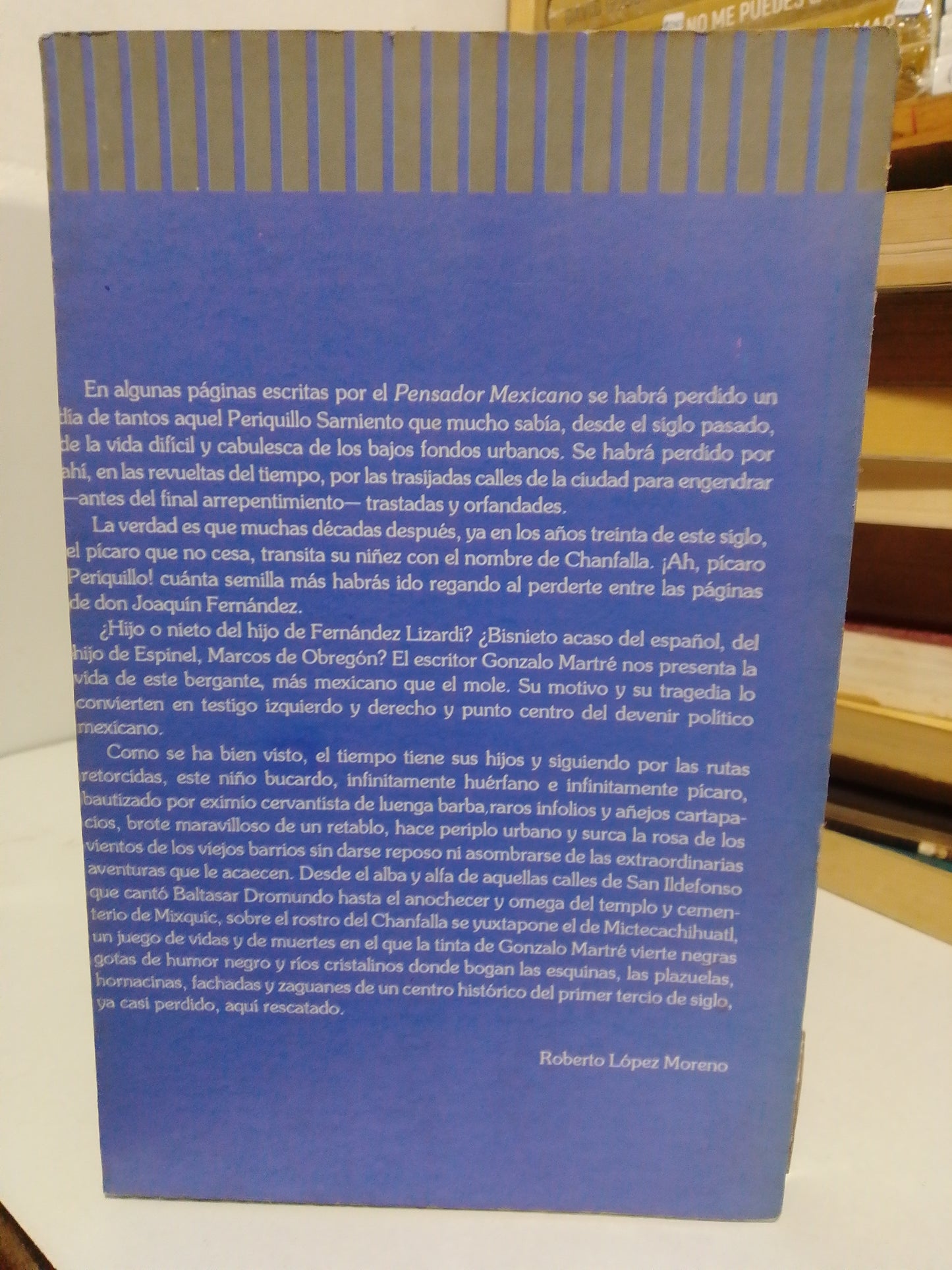 EL CHANFALLA POR GONZALO MARTRE USADO NOVELA JUÁREZ