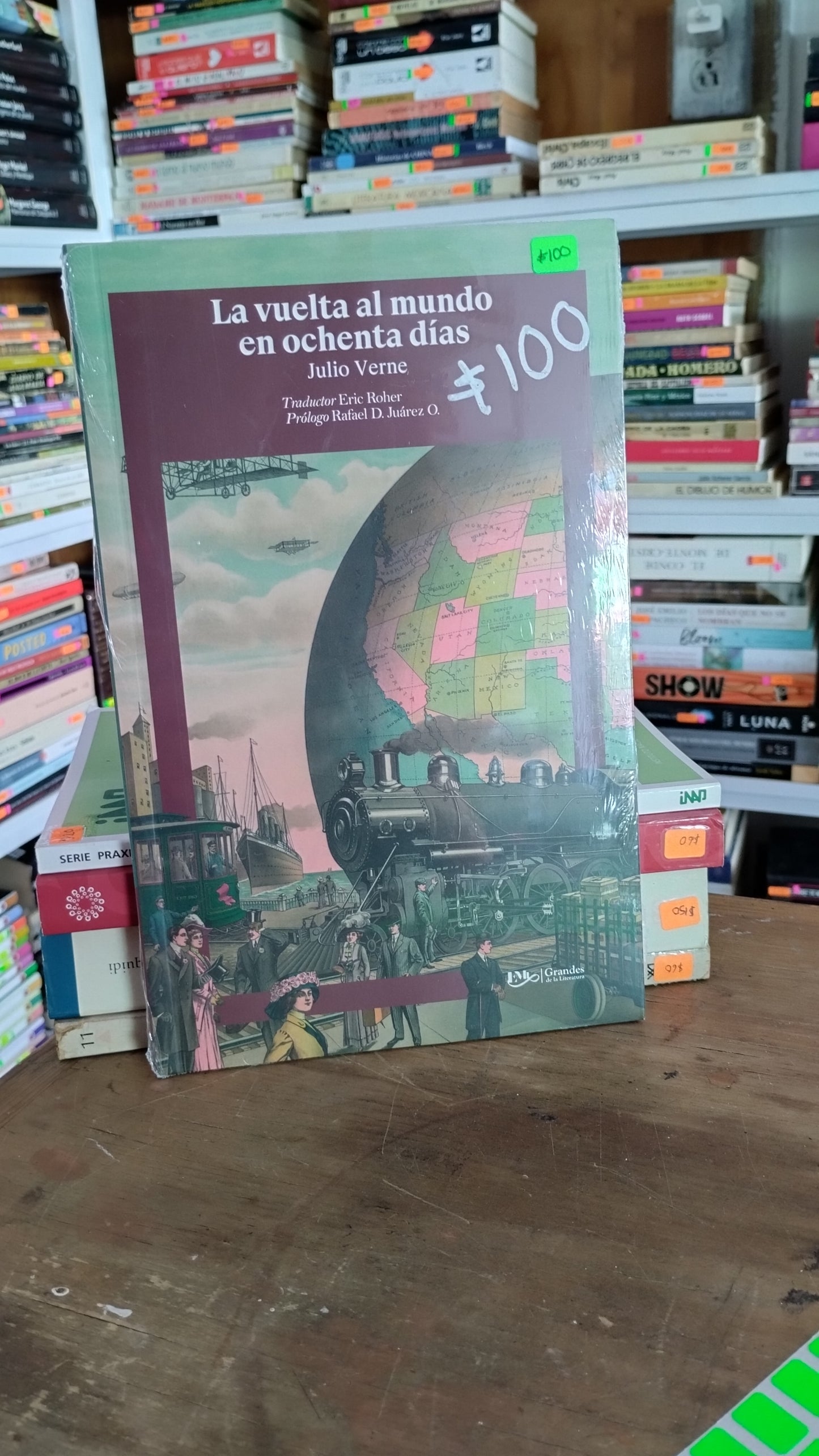 LA VUELTA AL MUNDO EN OCHENTA DIAS JULIO VERNE  NUEVO JUAREZ 515