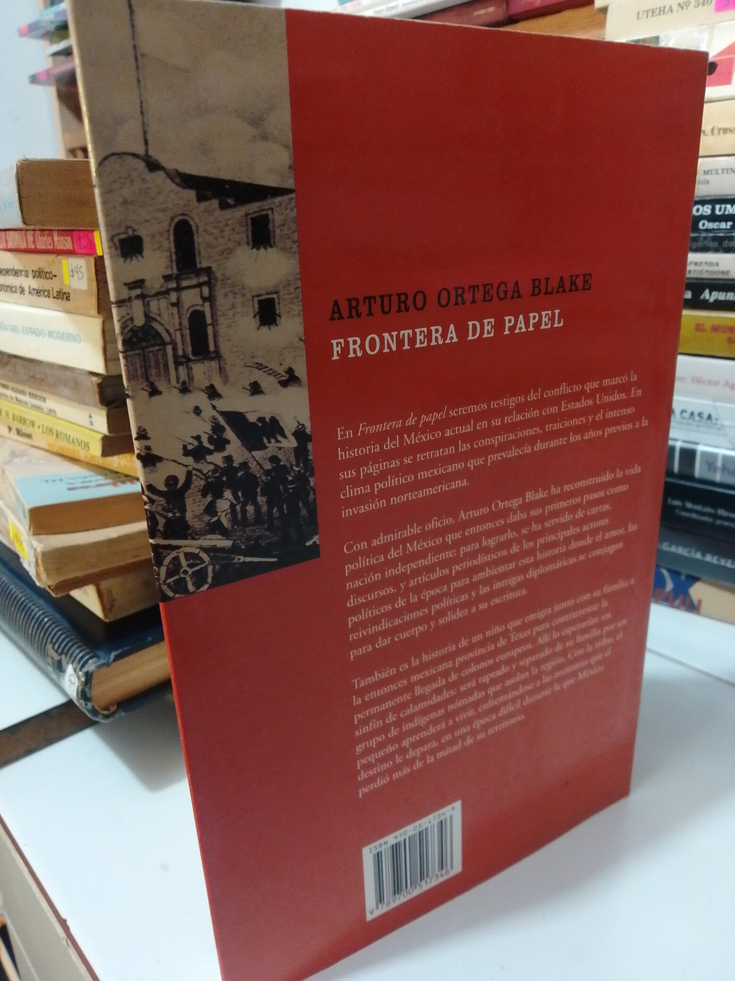 FRONTERA DE PAPEL POR ARTURO ORTEGA BLAKE USADO HISTORIA JUAREZ