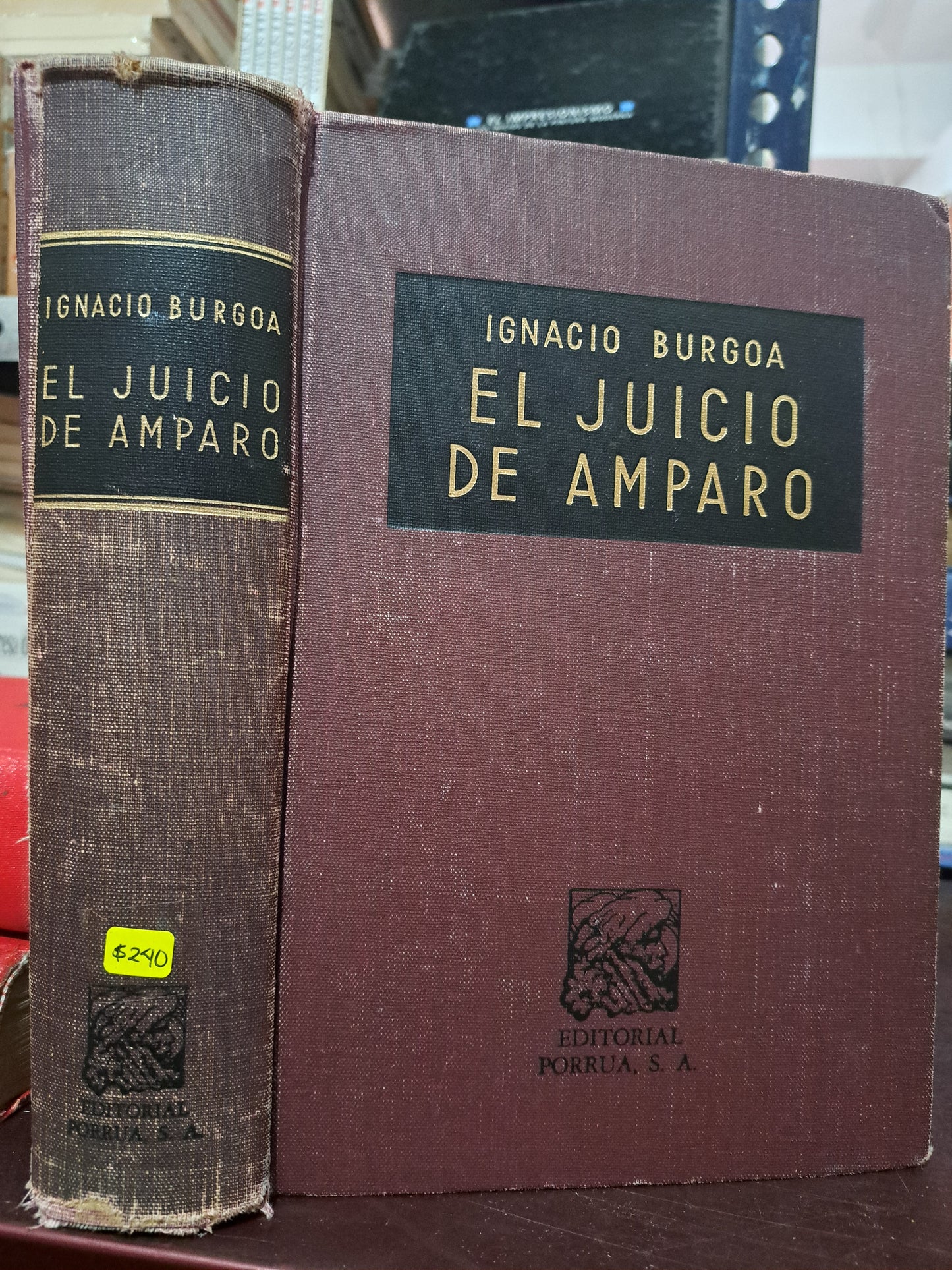 EL JUICIO DE AMPARO IGNACIO BURGOA DERECHO USADO LITERARIO 305