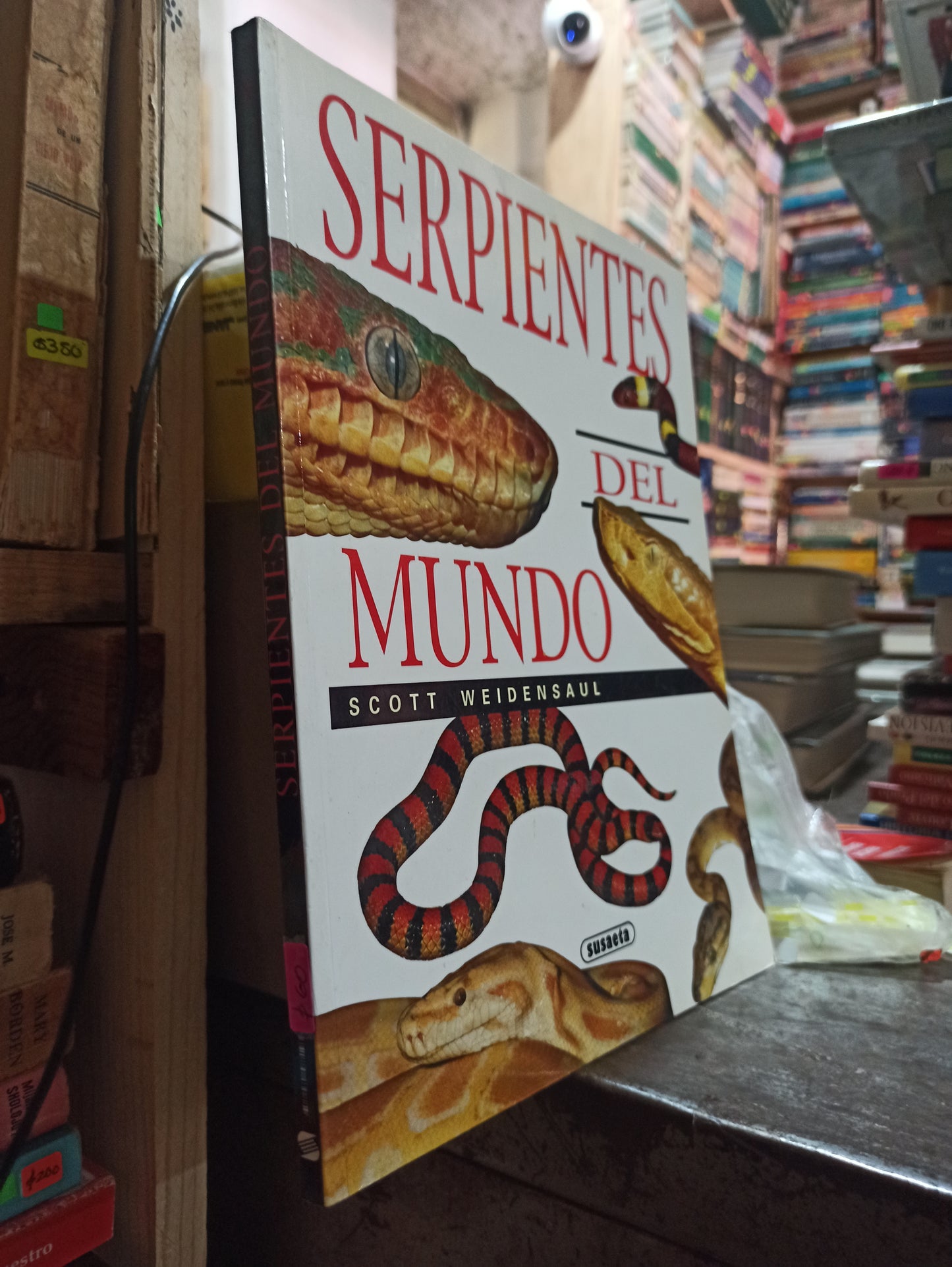 SERPIENTES DEL MUNDO POR SCOTT WEIDENSAUL USADO BIOLOGÍA ALDAMA