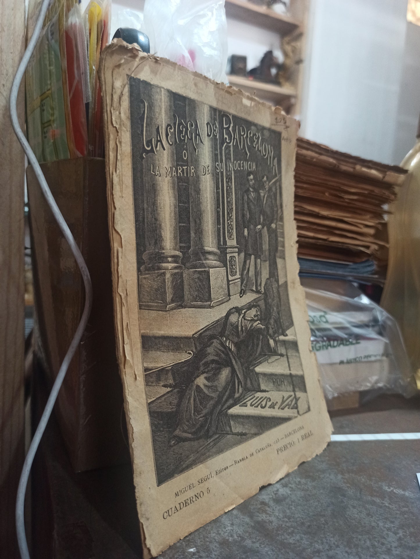 LA CIEGA DE BARCELONA POR LUIS VAL USADO ANTIGUOS ALDAMA