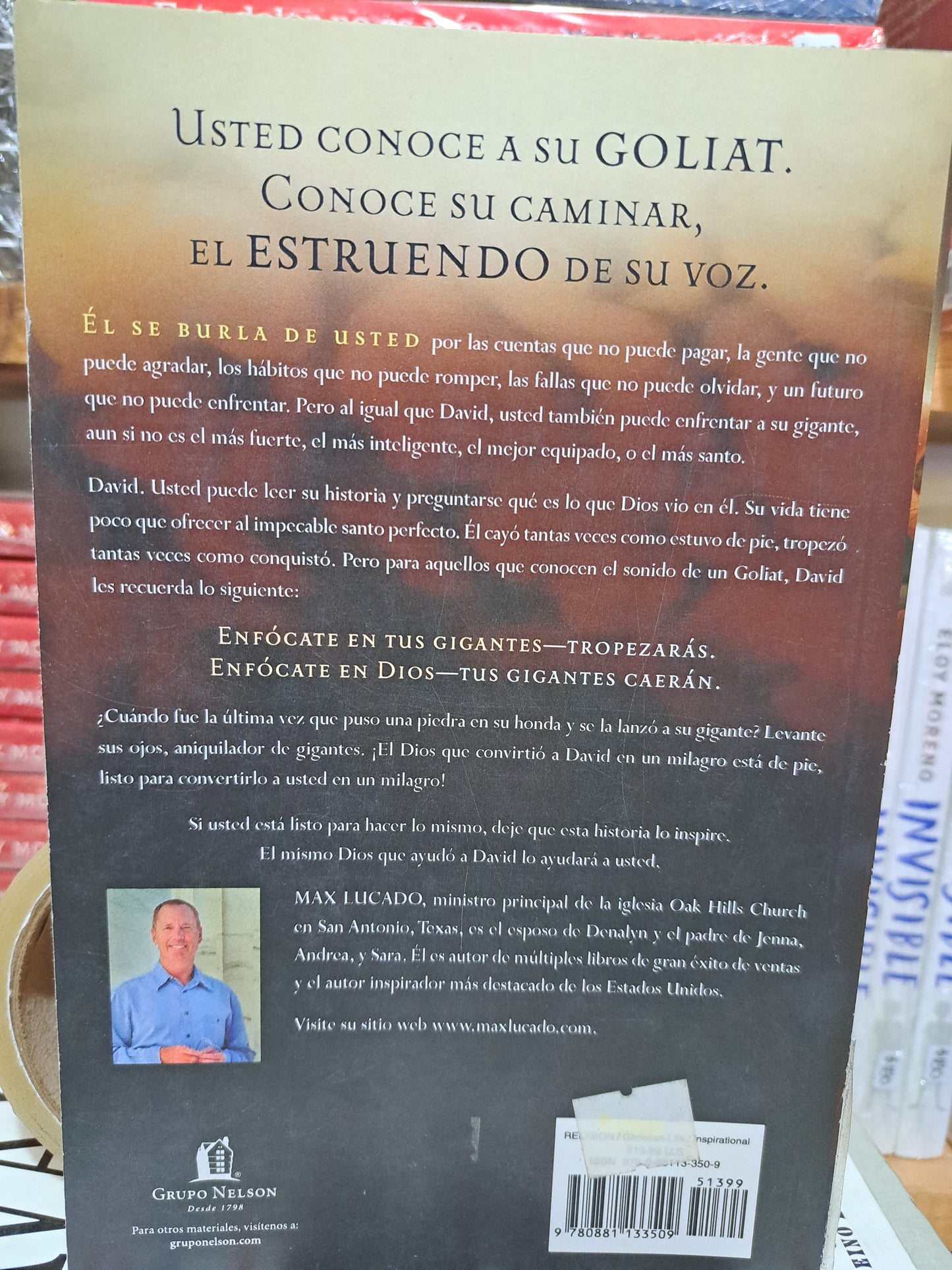 ENFRENTE A SUS GIGANTES MAX LUCADO USADO SUPERACIÓN PERSONAL  JUÁREZ