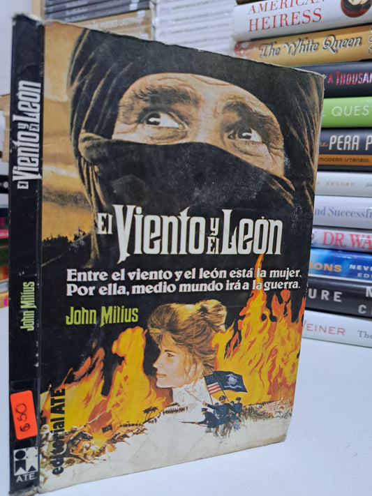 EL VIENTO Y EL LEON JOHN MILIUS USADO NOVELA JUÁREZ