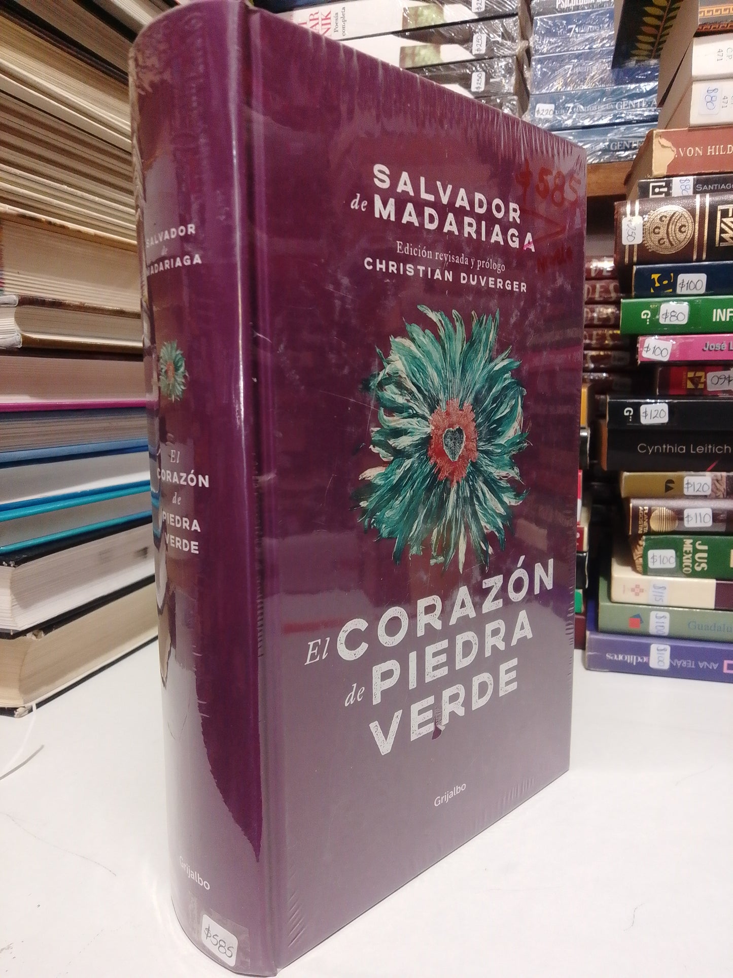 EL CORAZON DE PIEDRA VERDE POR SALVADOR DE MADARIAGA USADO NOVELA JUÁREZ
