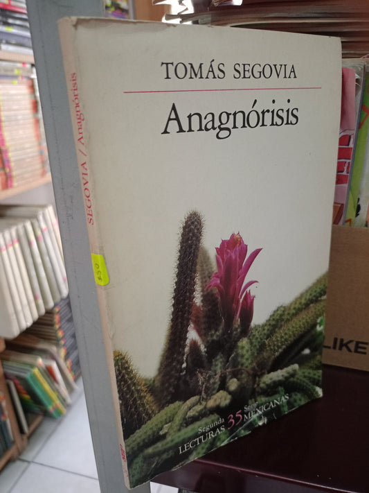 ANAGNORISIS POR TOMAS SEGOVIA USADO NOVELA LITERARIO 305