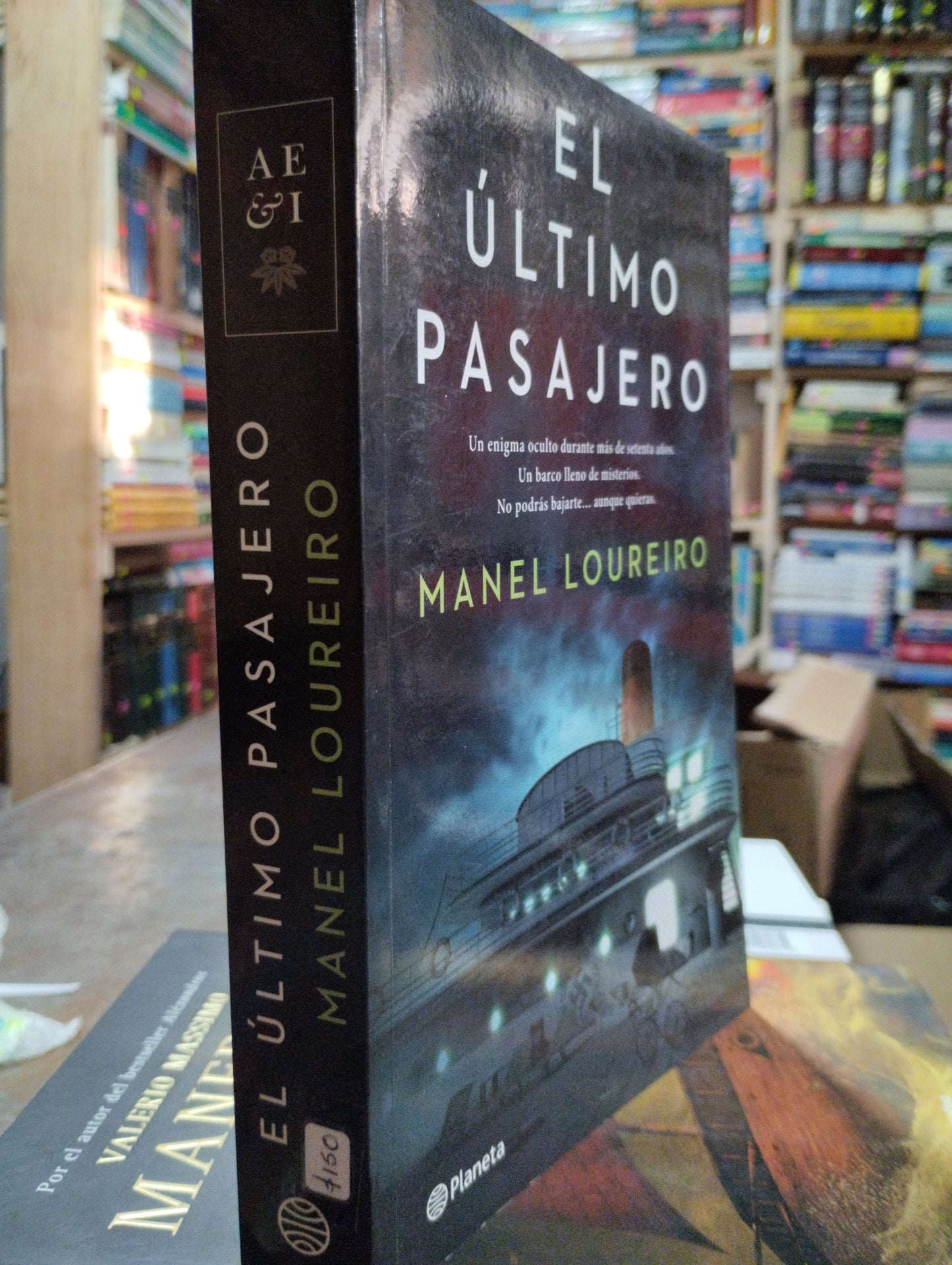 EL ULTIMO PASAJERO POR MANEL LOUREIRO USADO NOVELAS ALDAMA