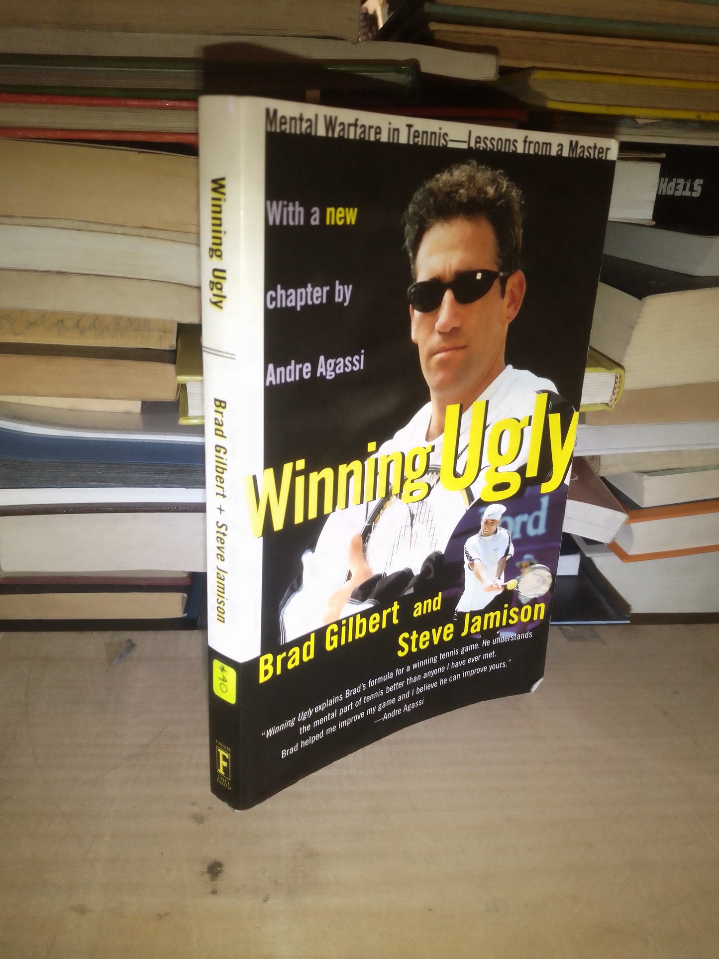 WINNING UGLY POR BRAD GILBERT Y STEVE JAMISON USADO IDIOMAS LITERARIO 207