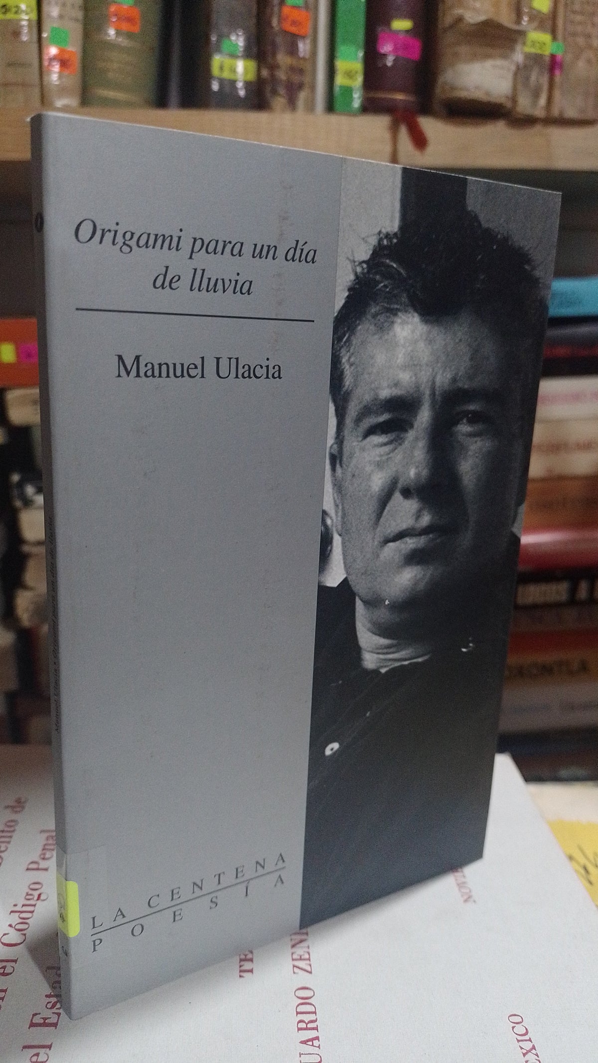 ORIGAMI PARA UN DIA DE LLUVIA POR MANUEL ULACIA USADO NOVELA ALDAMA