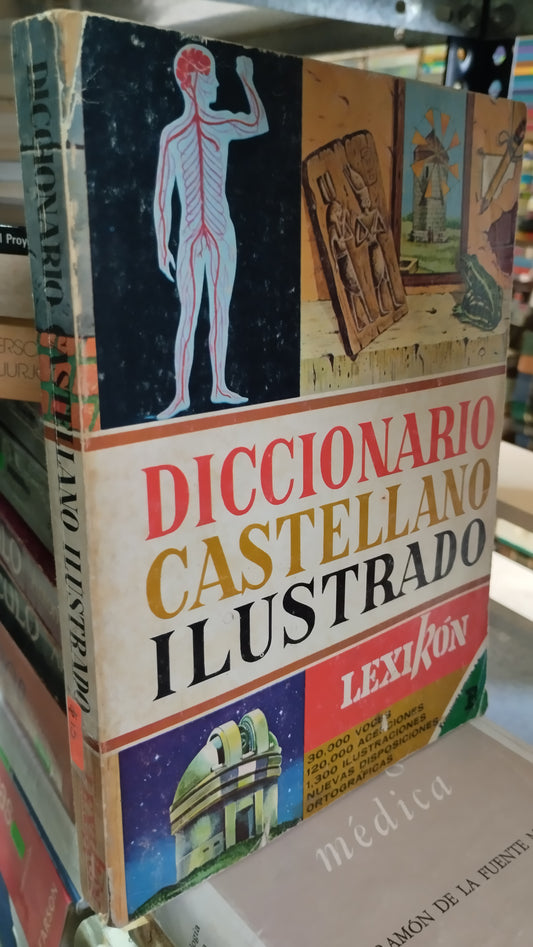 DICCIONARIO CASTELLANO ILUSTRADO POR LEXIRON LIBRO USADO EDUCACIÓN ALDAMA