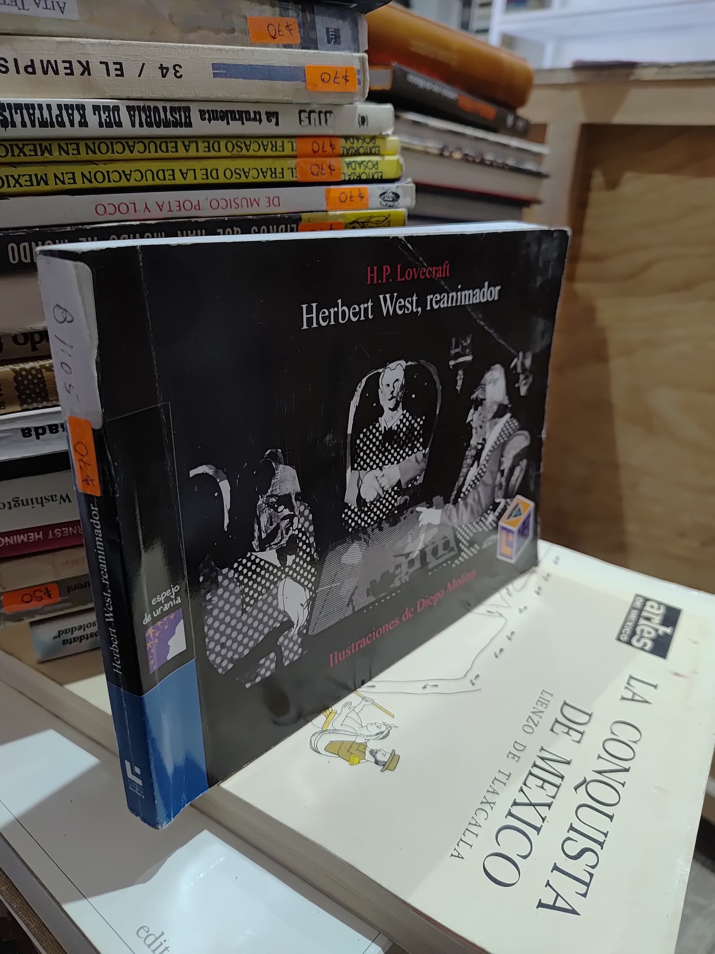 HERBERT WEST REANIMADOE POR H. P. LOVECRAFT USADO NOVELAS JUAREZ 515