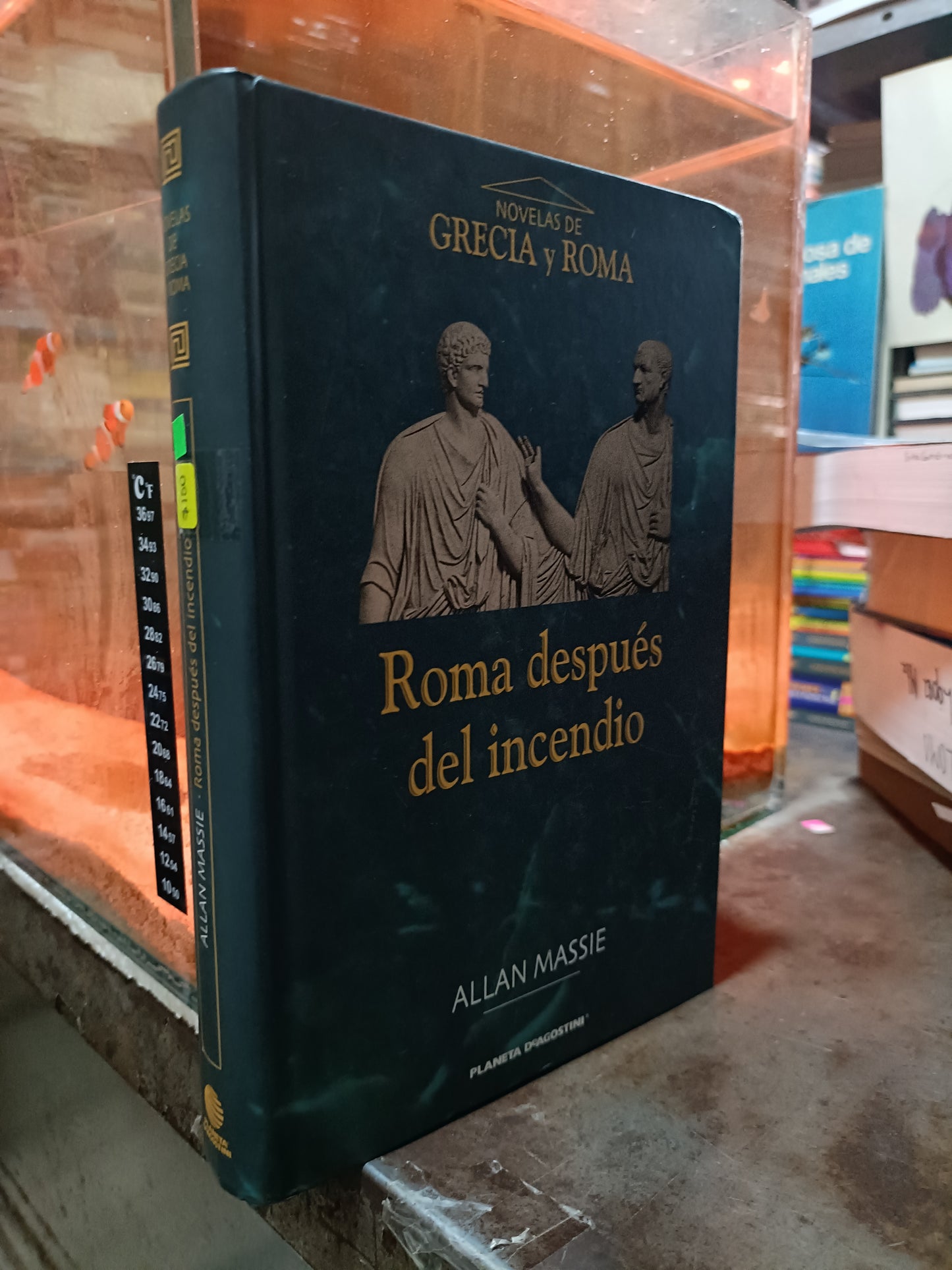 ROMA DESPUES DEL INCENDIO POR ALLAN MASSIE USADO NOVELA ALDAMA