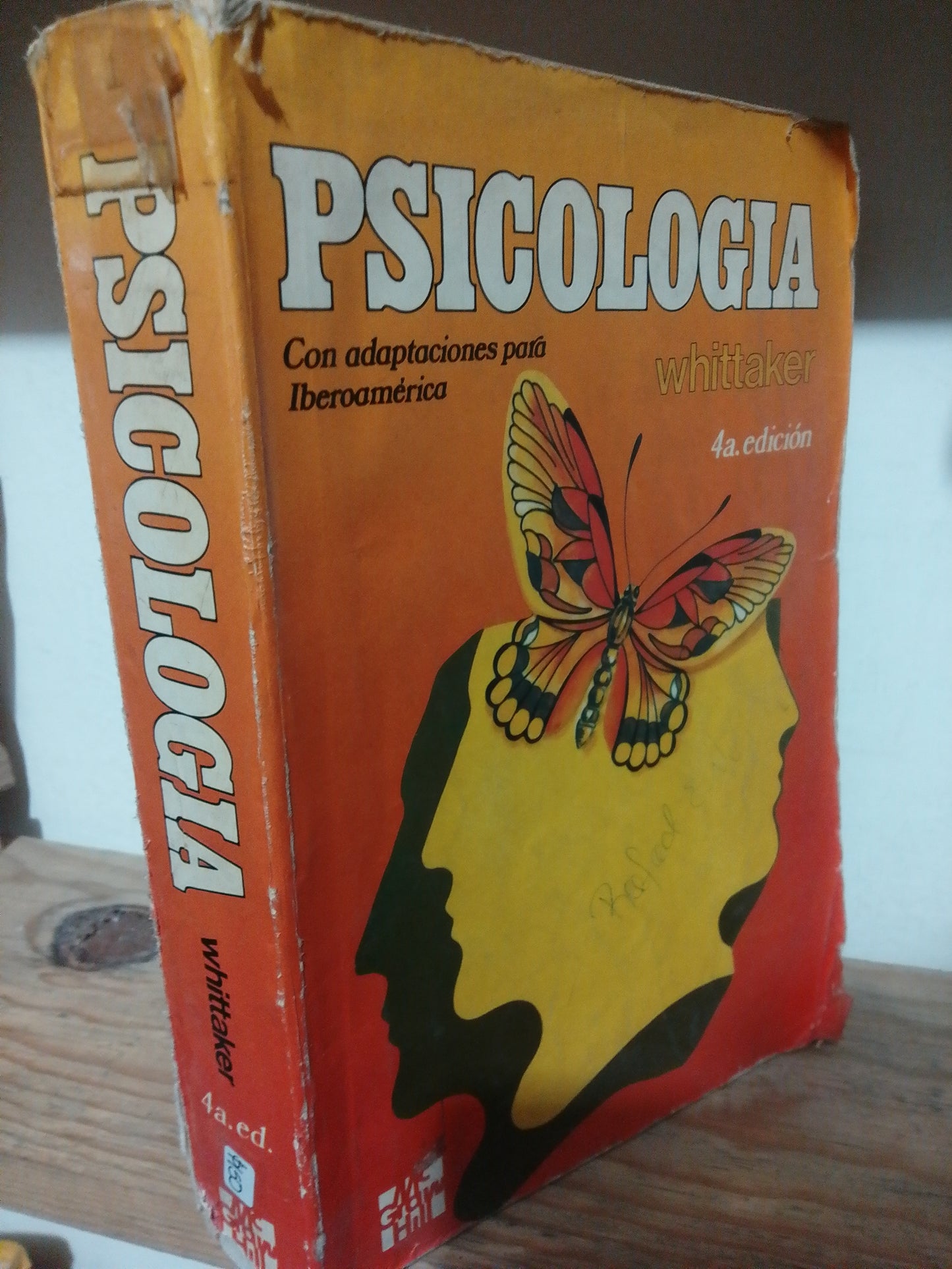 PSICOLOGIA POR JAMES O. WHITTAKER USADO PSICOLOGIA JUAREZ