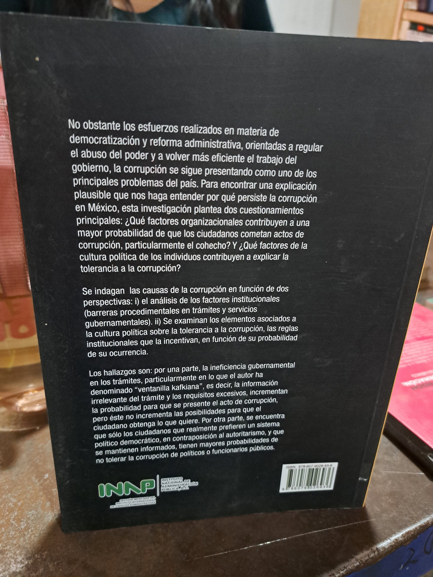 ¿ POR QUE PERSISTE LA CORRUPCION EN MEXICO? FERNANDO ULISES FLORES LLANOS USADO POLÍTICA ALDAMA