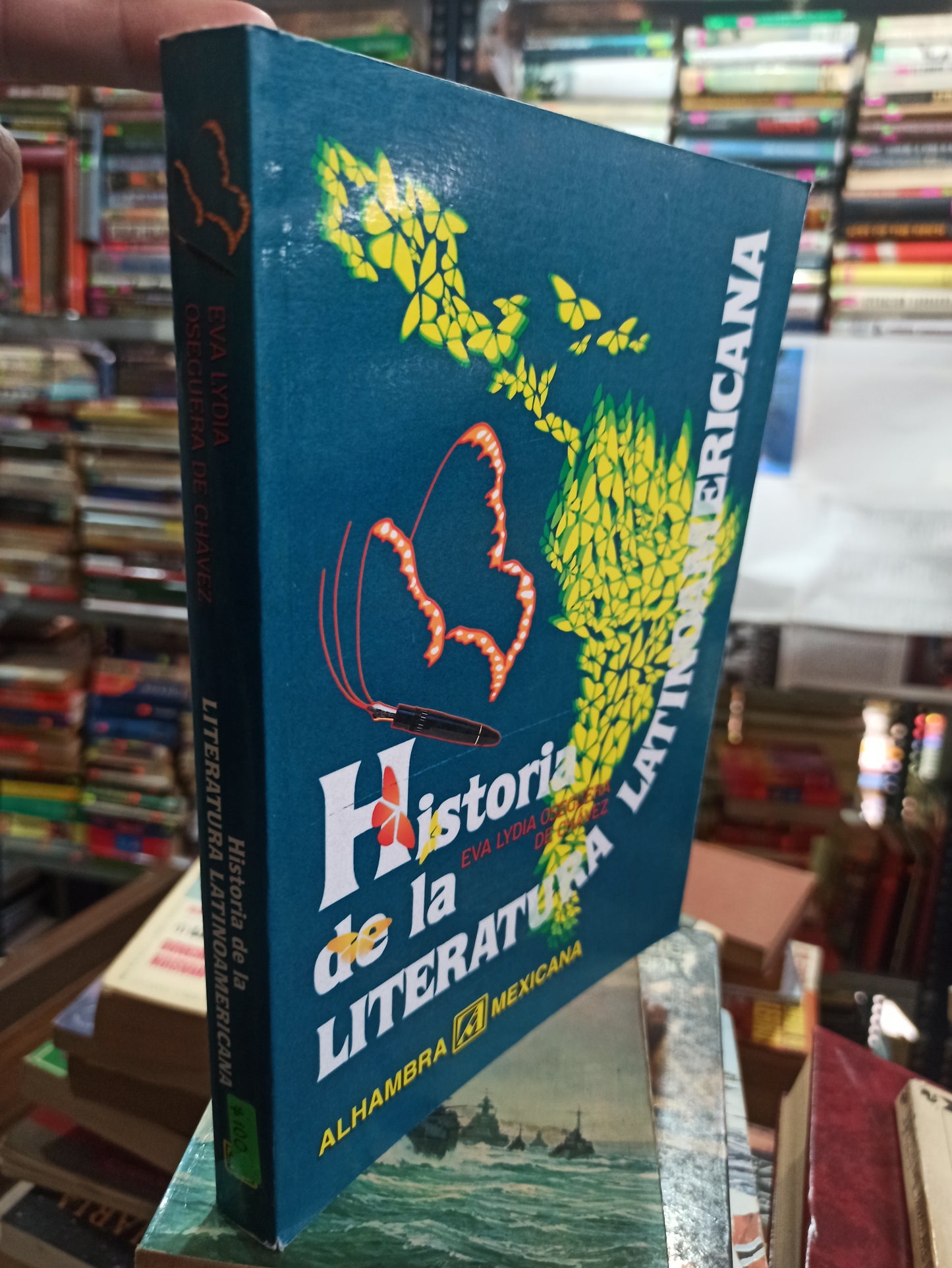 HISTORIA DE LA LITERATURA LATINOAMERICANA POR EVA LYDIA OSEGUERA DE CHÁVEZ USADO NOVELAS ALDAMA
