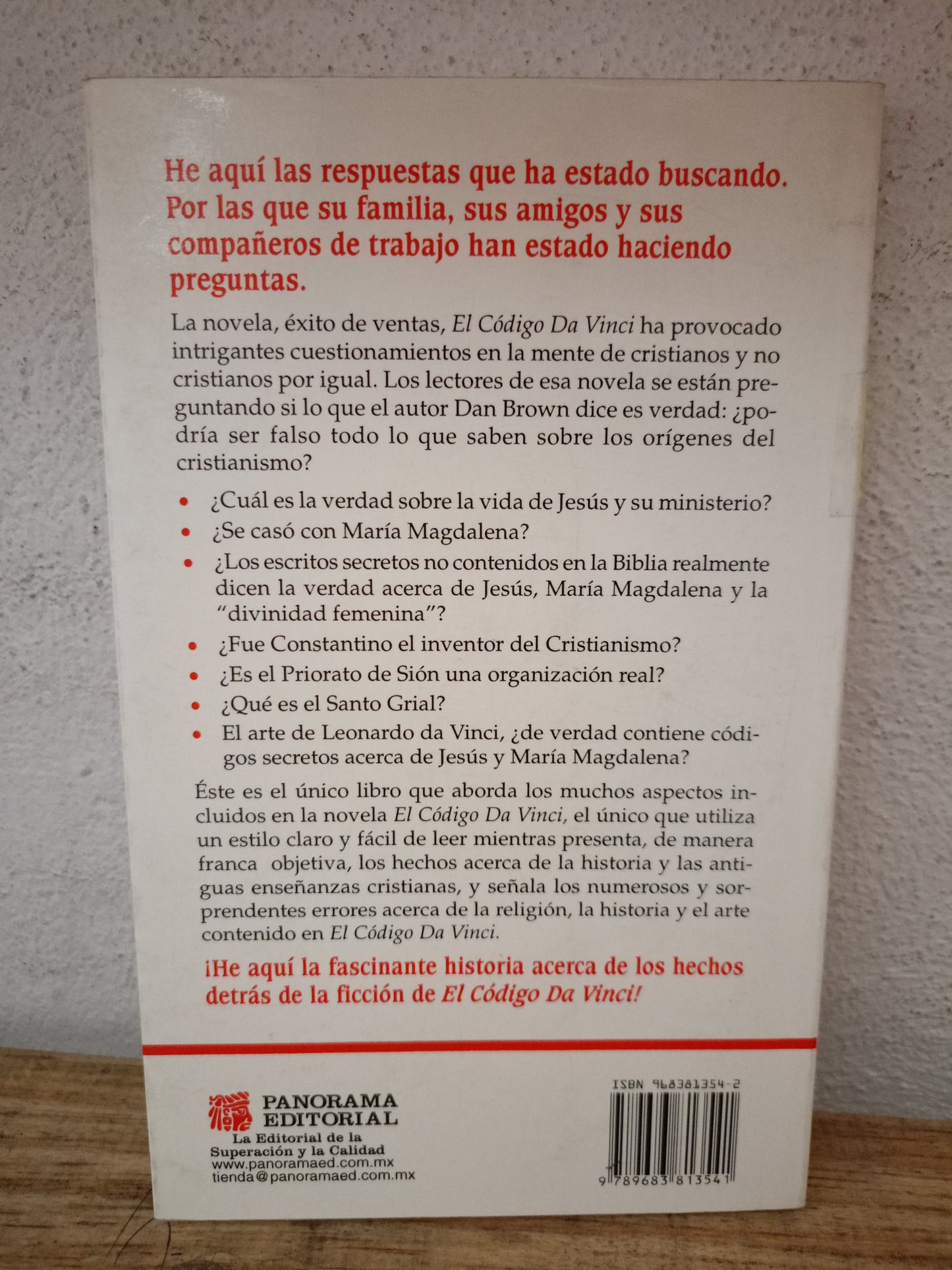 EL CÓDIGO DA VINCI DESCODIFICADO USADO NOVELA LITERARIO 305