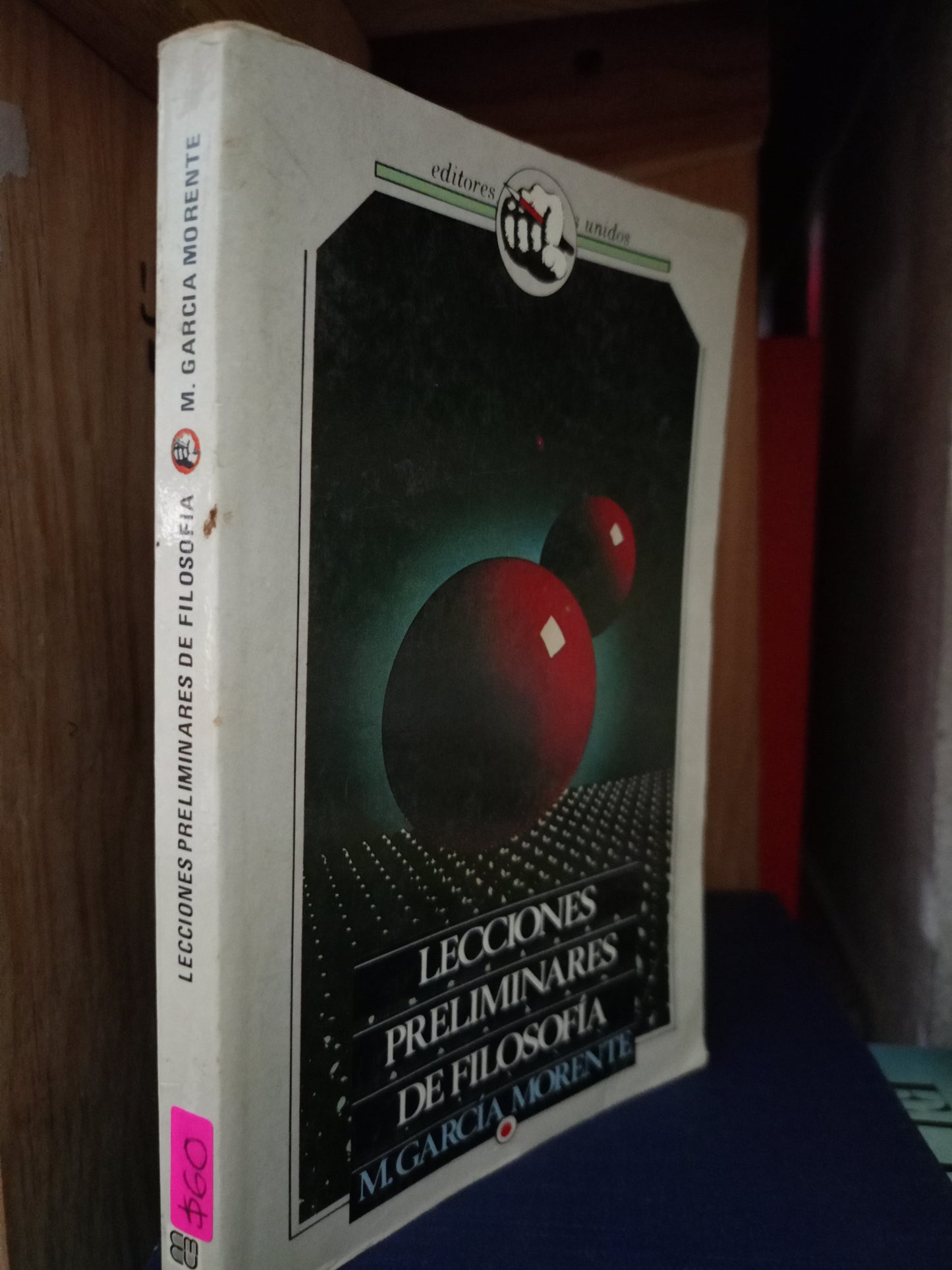 LECCIONES PRELIMINARES DE FILOSOFIA M GARCIA MORENTE SOCIOLOGIA LITERARIO 305