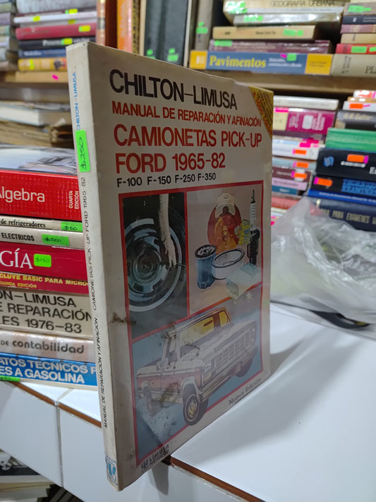 CAMIONETAS PICK UP FORD 1965-82 POR EDITORIAL LIMUSA USADO OFICIOS JUAREZ 507