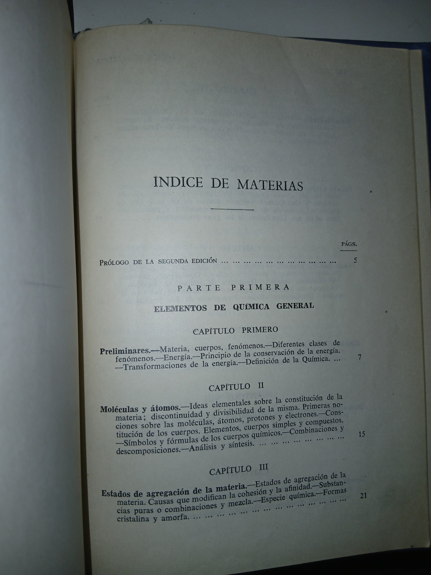 QUÍMICA GENERAL APLICADA POR LUIS POSTIGO USADO QUÍMICA LITERARIO 207
