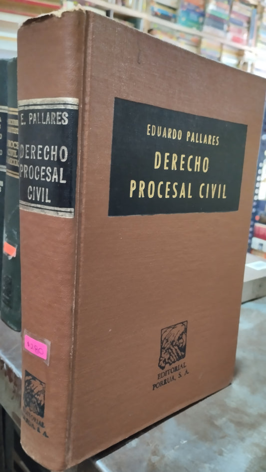 DERECHO PROCESAL CIVIL POR EDUARDO PALLARES LIBRO USADO DERECHO ALDAMA