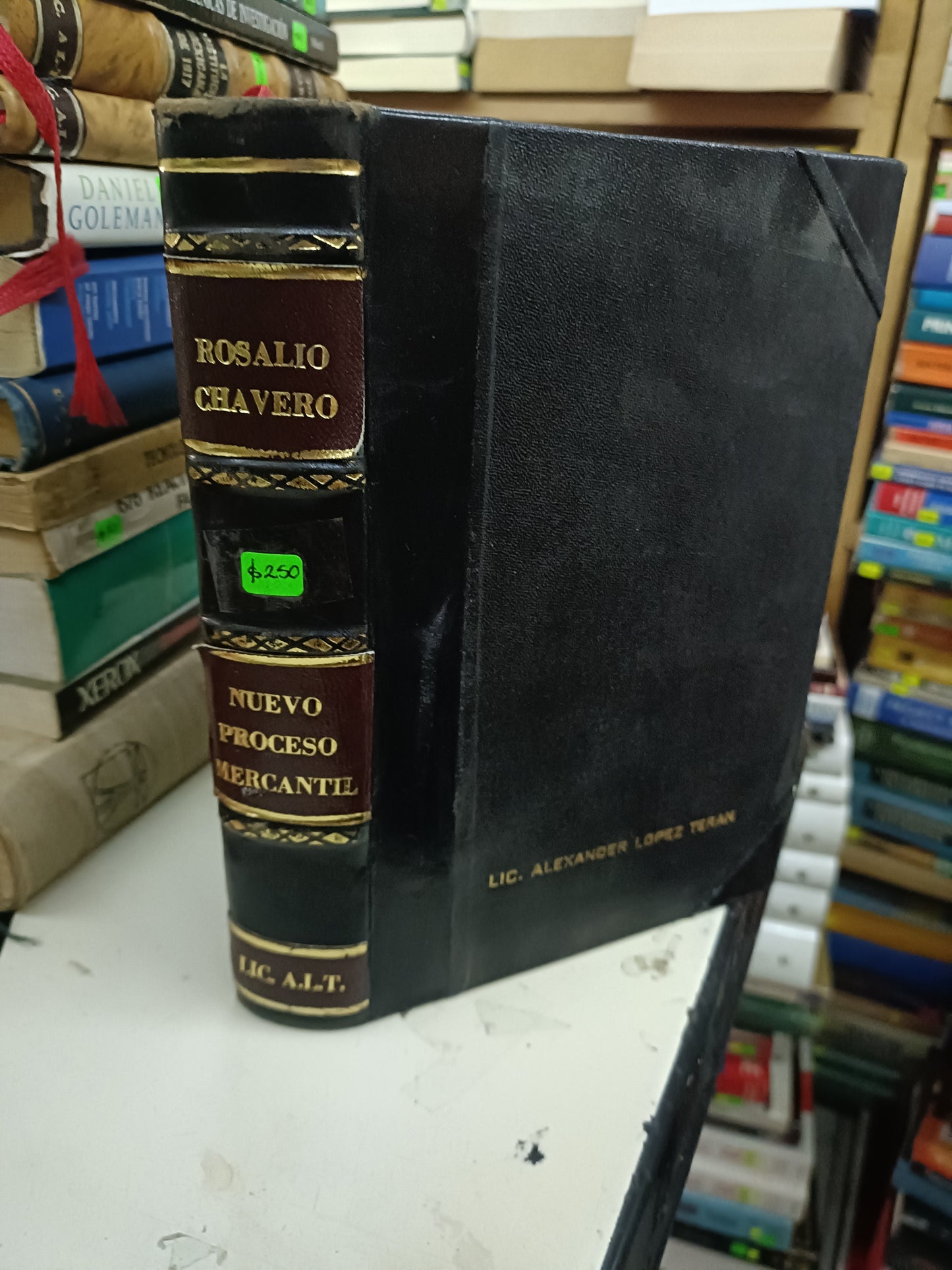 NUEVO PROCESO MERCANTIL POR ROSALIO CHAVERO USADO DERECHO LITERARIO 207