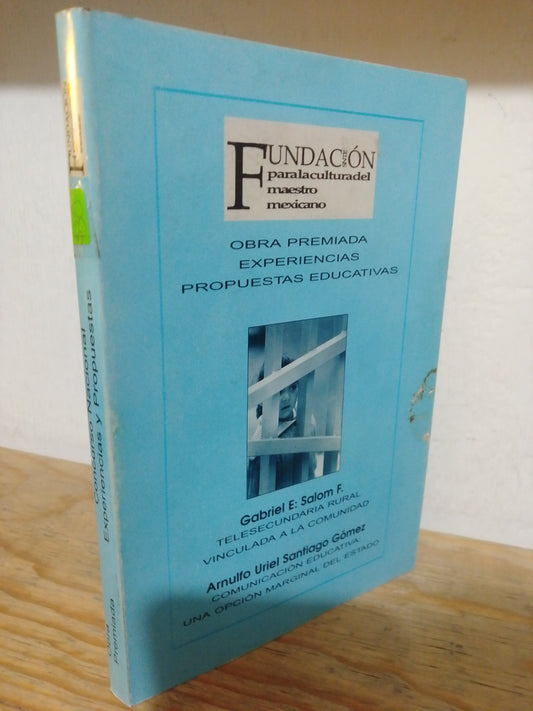 CONCURSO NACIONAL EXPERIENCIAS Y PROPUESTAS POR GABRIEL ES SALOM USADO EDUCACION JUAREZ