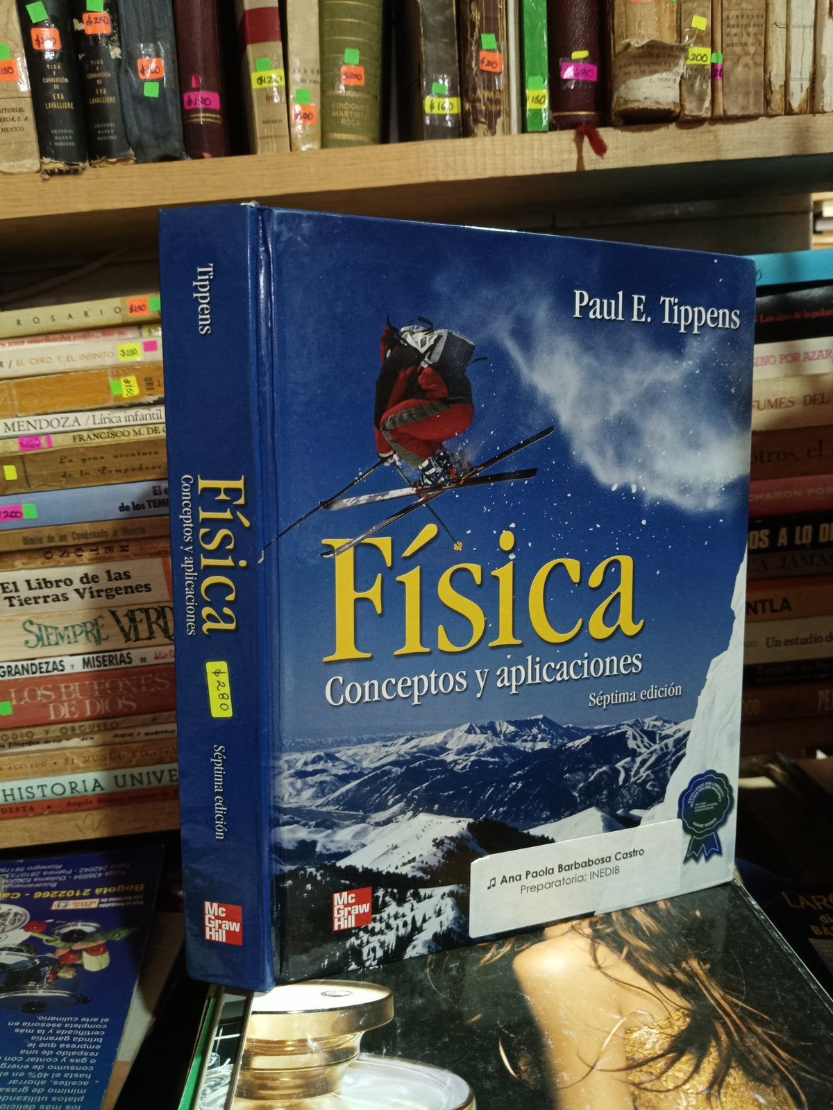 FISICA CONCEPTOS Y APLICACIONES SEPTIMA EDICION POR PAUL E TIPPENS USADO FISICA ALDAMA