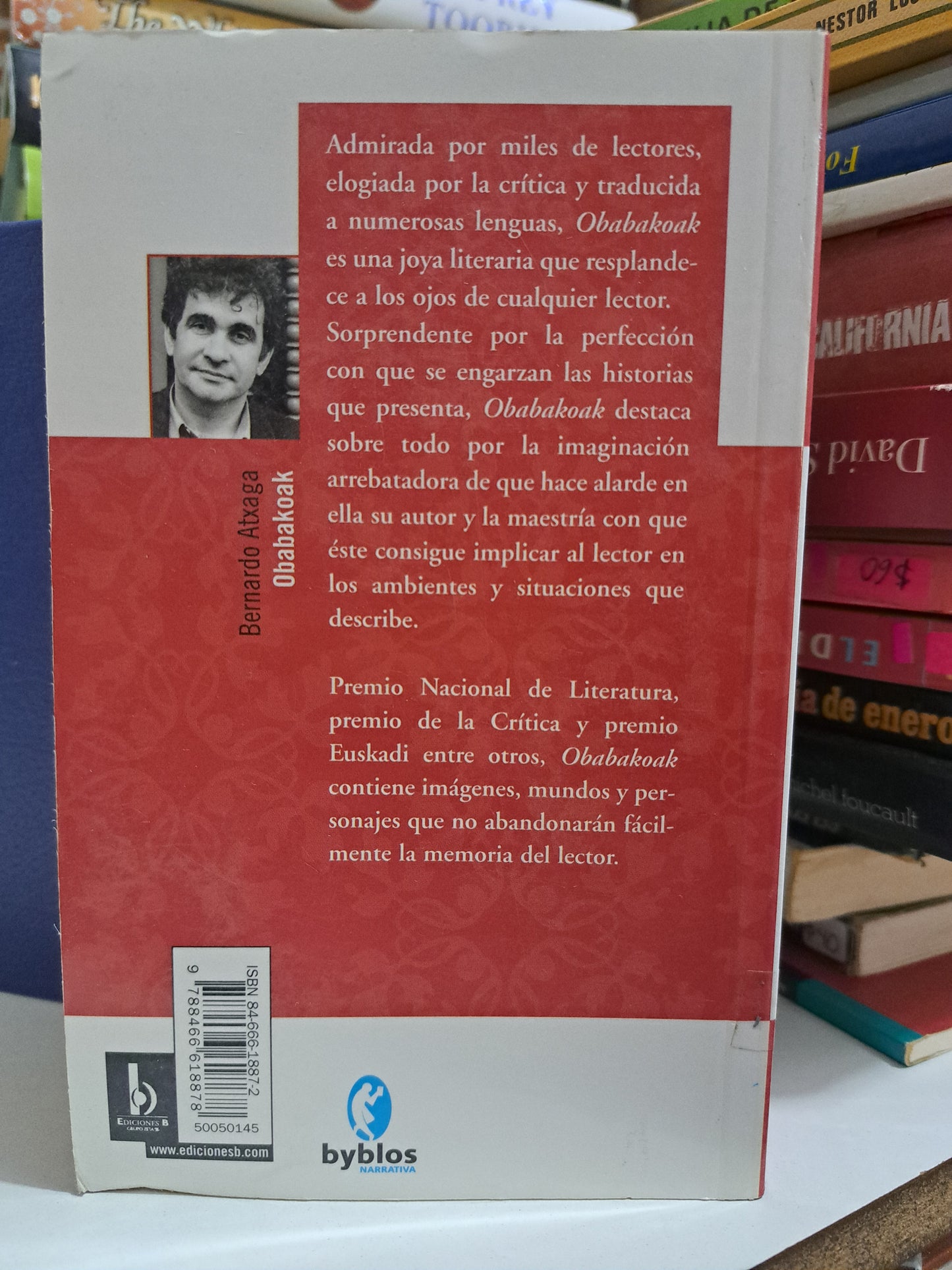OBABAKOAK BERNARDO ATXAGA USADO NOVELA JUÁREZ