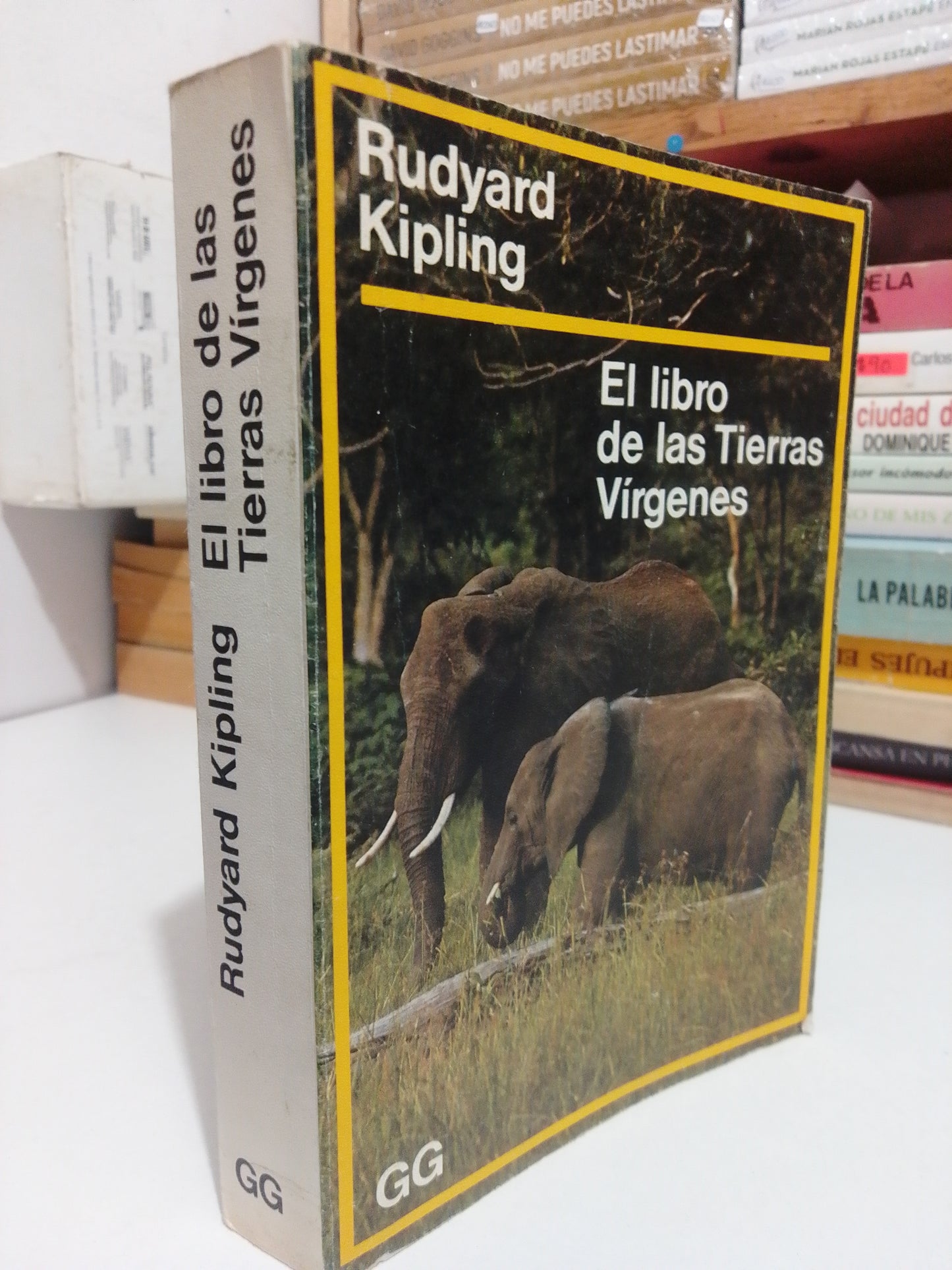 EL LIBRO DE LAS TIERRAS VÍRGENES POR RUDYARD KIPLING USADO NOVELA JUÁRE
